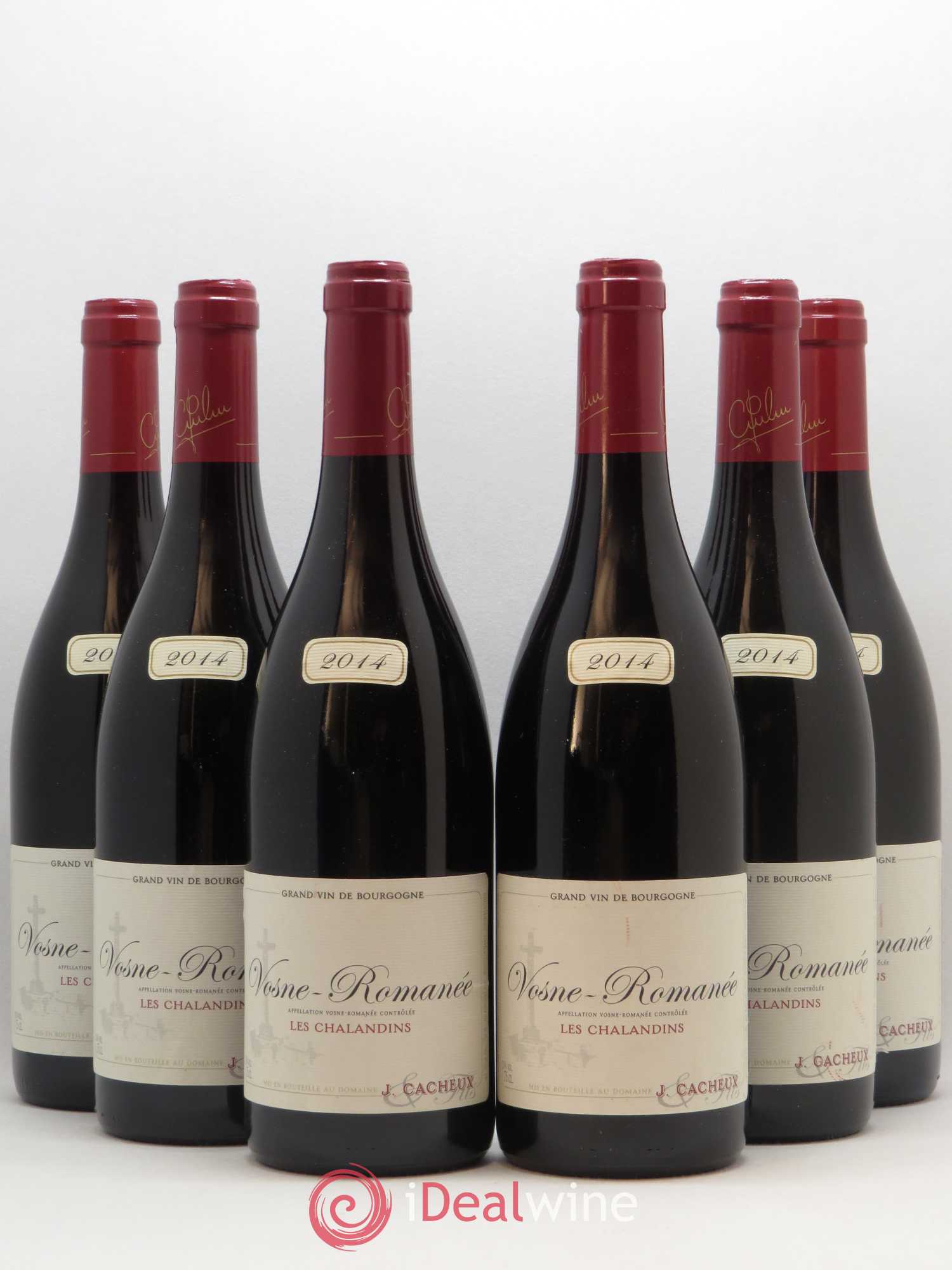 Vosne-Romanée Les Chalandins Domaine Jacques Cacheux 2014 - Posten von 6 Flaschen - 0