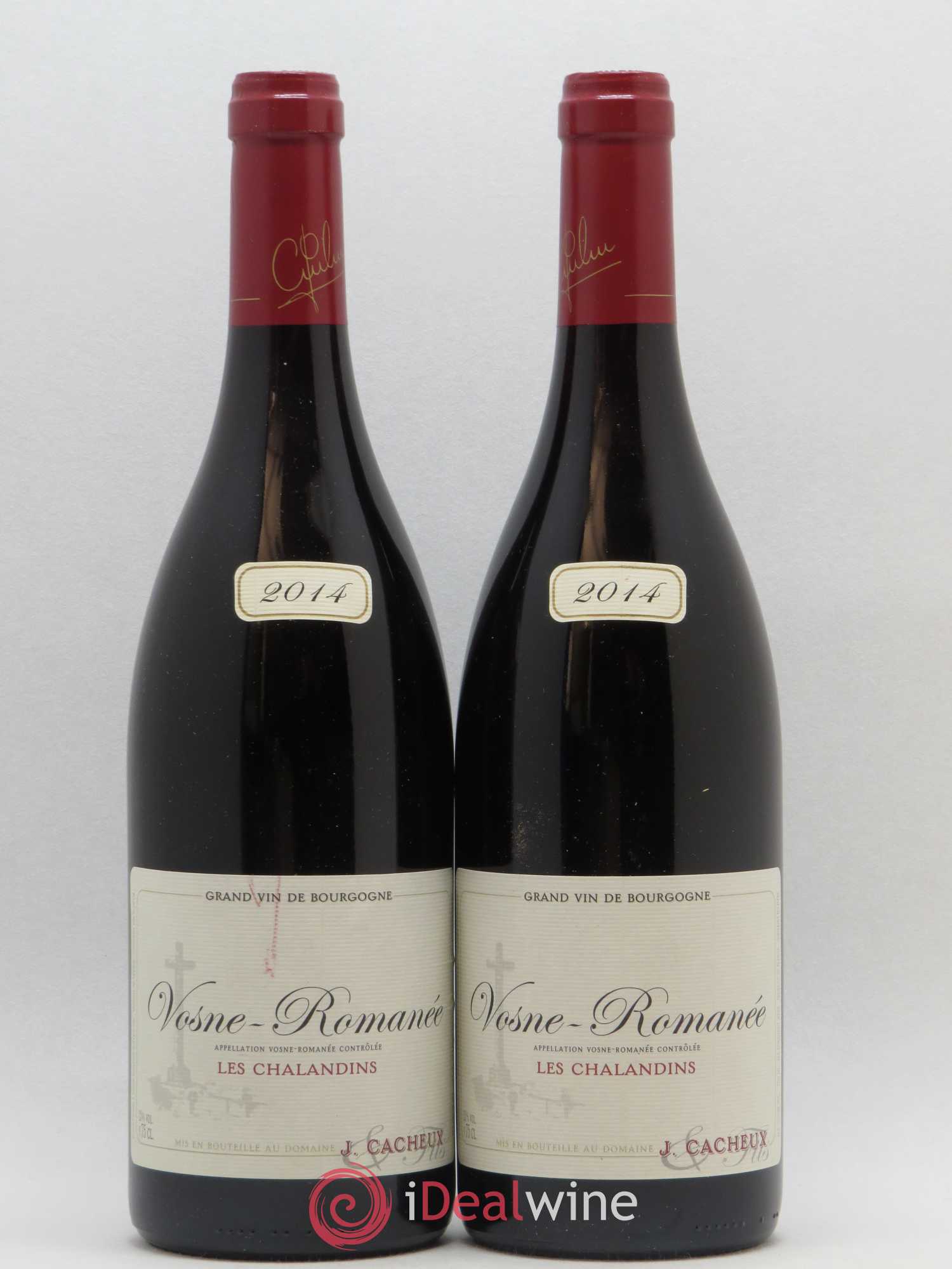 Vosne-Romanée Les Chalandins Domaine Jacques Cacheux 2014 - Posten von 2 Flaschen - 0
