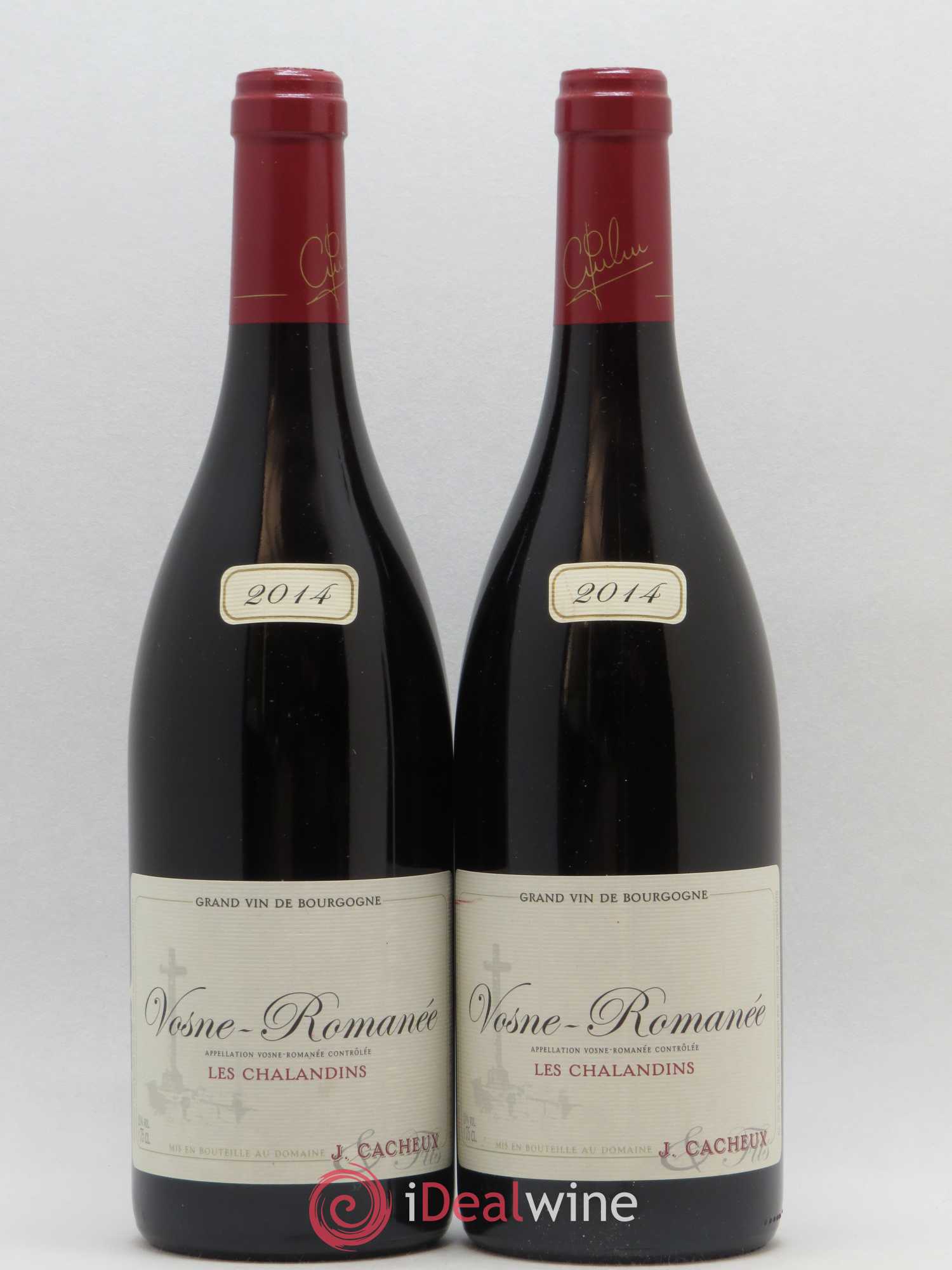 Vosne-Romanée Les Chalandins Domaine Jacques Cacheux 2014 - Posten von 2 Flaschen - 0