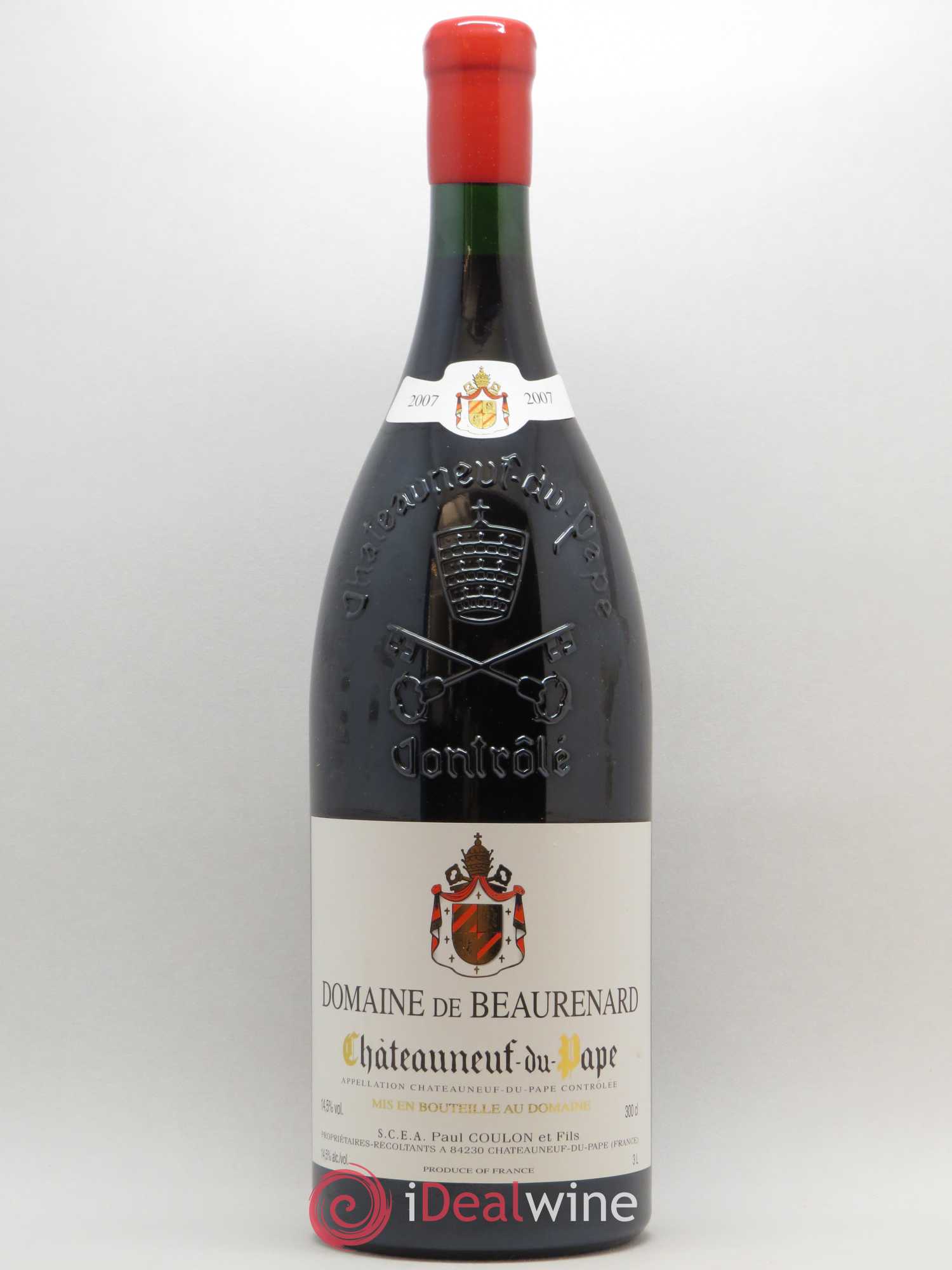 Châteauneuf-du-Pape Beaurenard (Domaine de) 2007 - Lot de 1 double magnum - 0