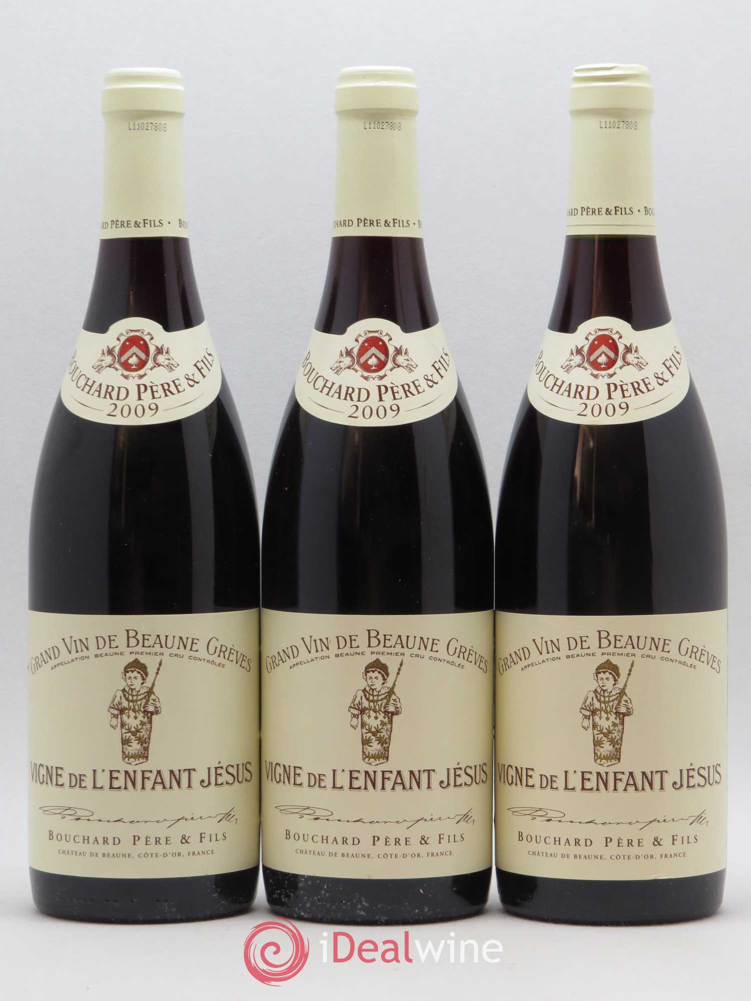 Beaune 1er Cru Grèves - Vigne de l'Enfant Jésus Bouchard Père & Fils 2009 - Lotto di 6 bottiglie - 1
