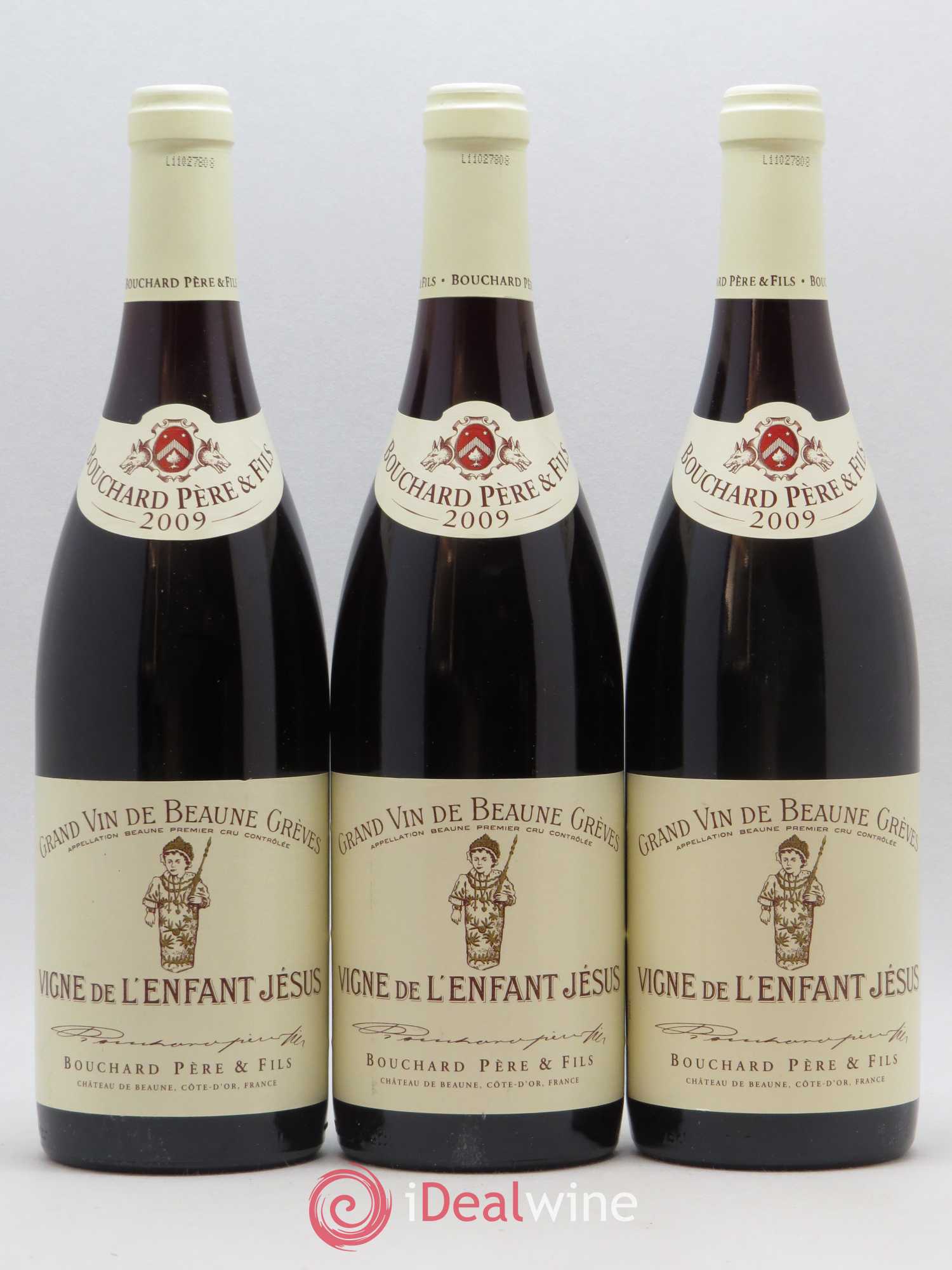 Beaune 1er Cru Grèves - Vigne de l'Enfant Jésus Bouchard Père & Fils 2009 - Lotto di 6 bottiglie - 2