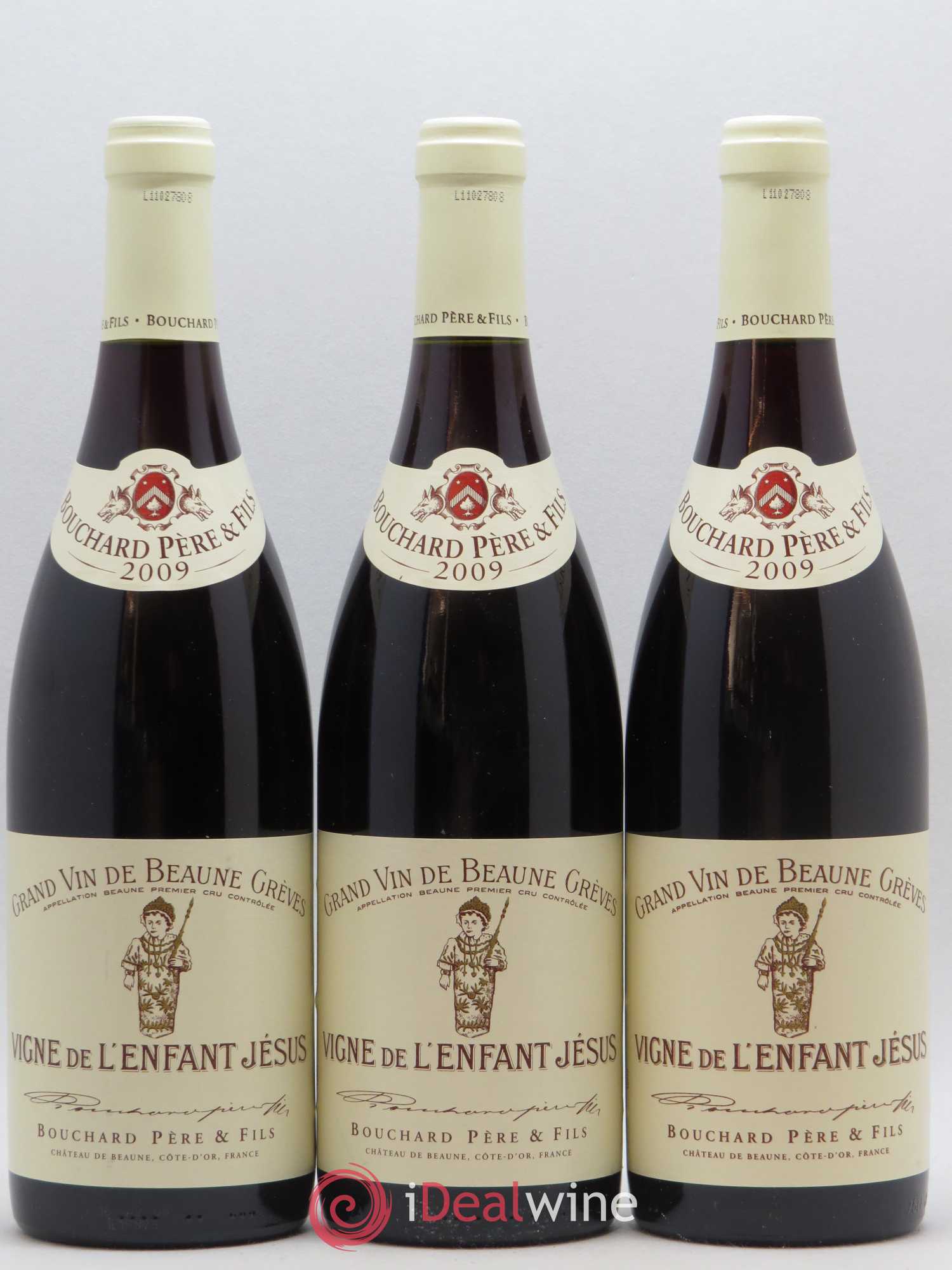 Beaune 1er Cru Grèves - Vigne de l'Enfant Jésus Bouchard Père & Fils 2009 - Lotto di 6 bottiglie - 1