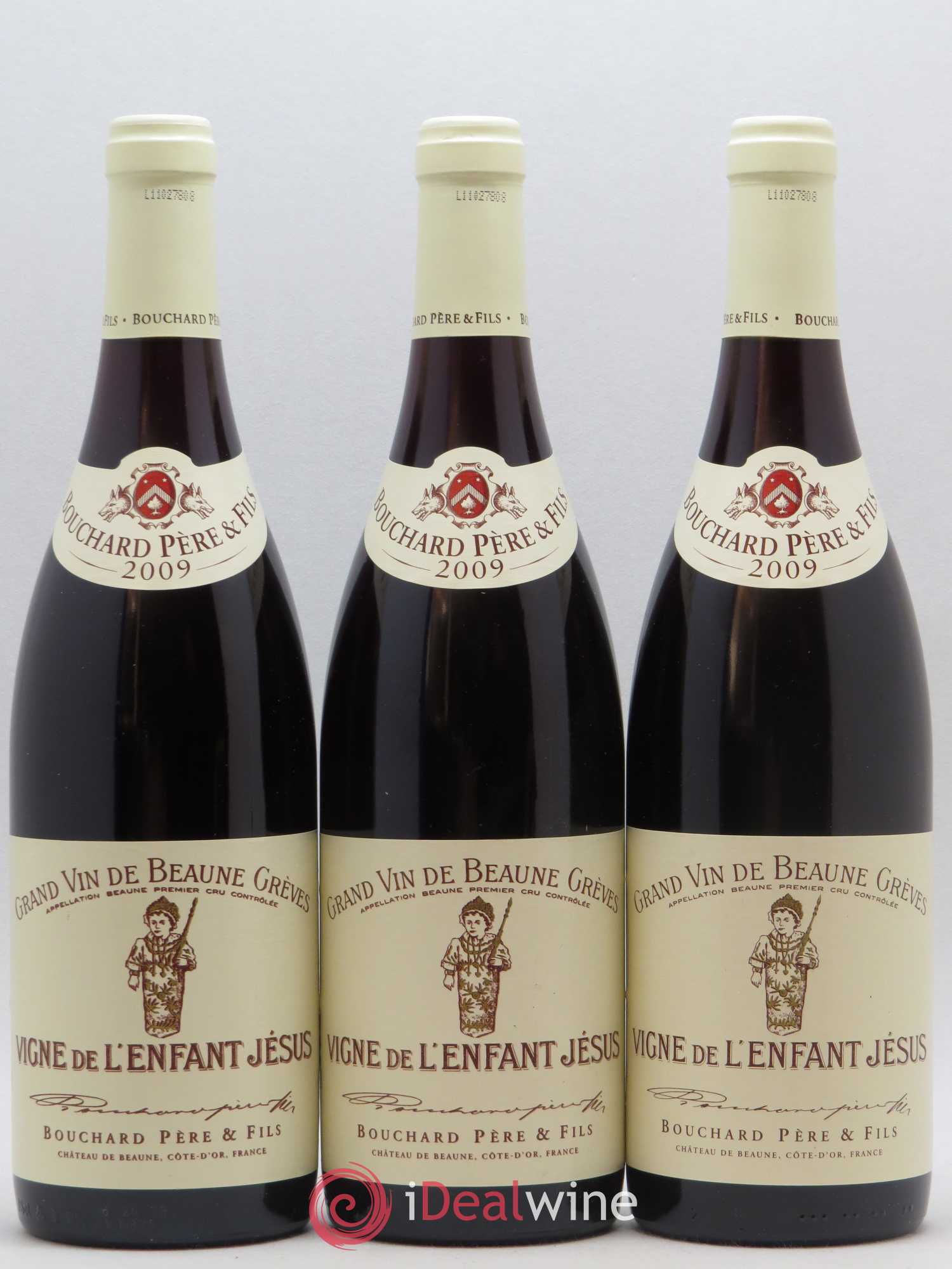 Beaune 1er Cru Grèves - Vigne de l'Enfant Jésus Bouchard Père & Fils 2009 - Lotto di 6 bottiglie - 2