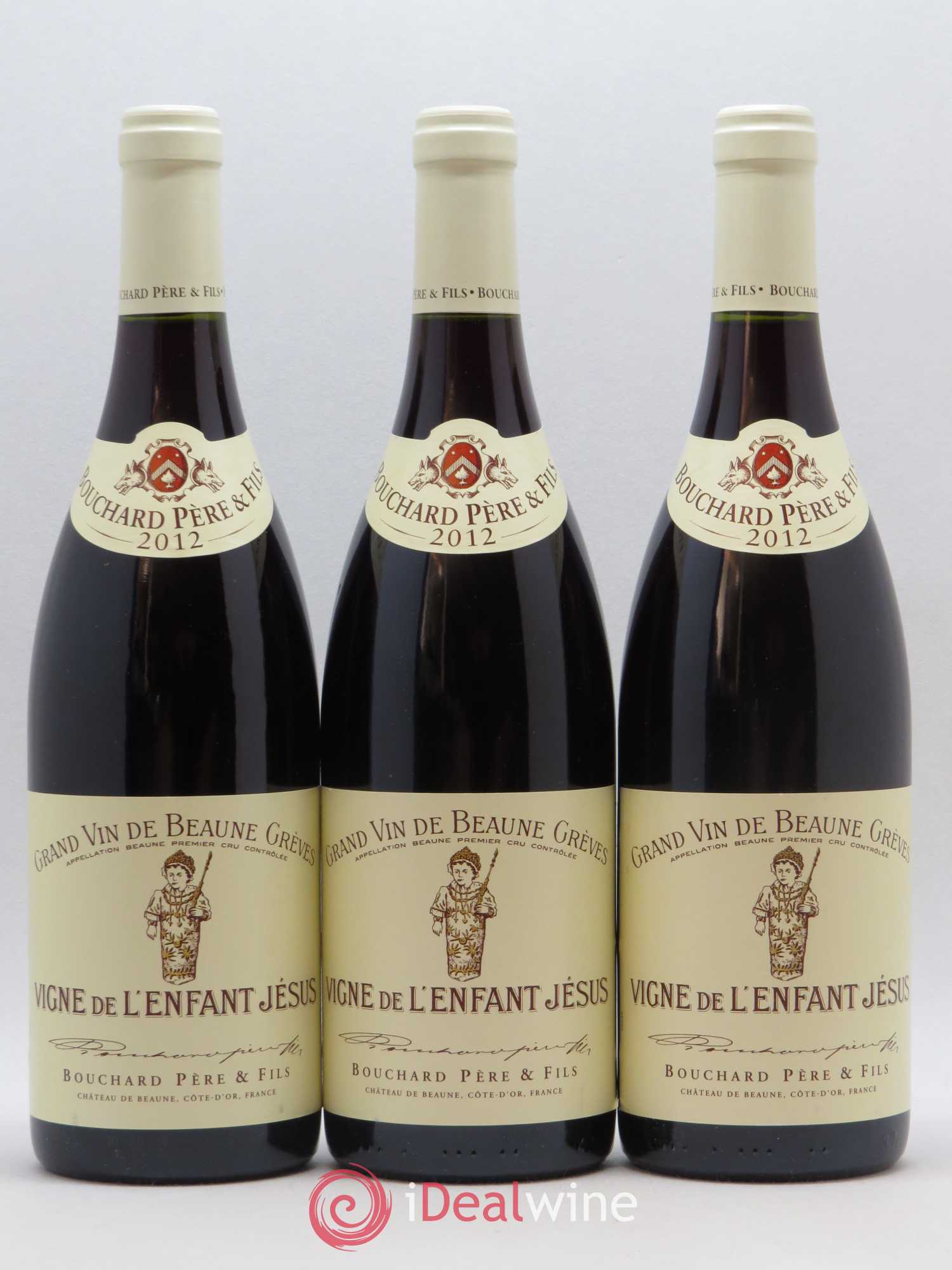 Beaune 1er Cru Grèves - Vigne de l'Enfant Jésus Bouchard Père & Fils 2012 - Lot de 6 bouteilles - 1