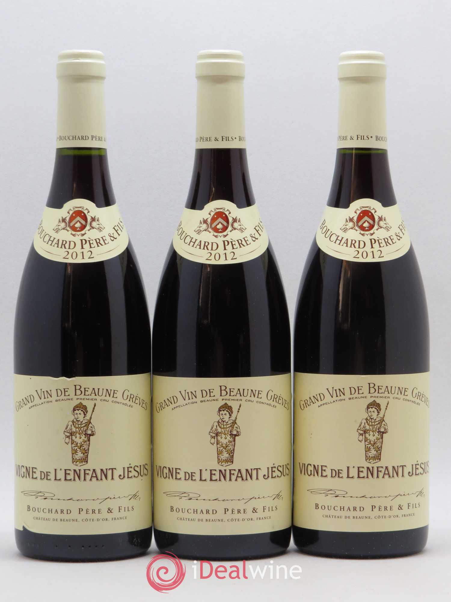 Beaune 1er Cru Grèves - Vigne de l'Enfant Jésus Bouchard Père & Fils 2012 - Lot de 6 bouteilles - 2