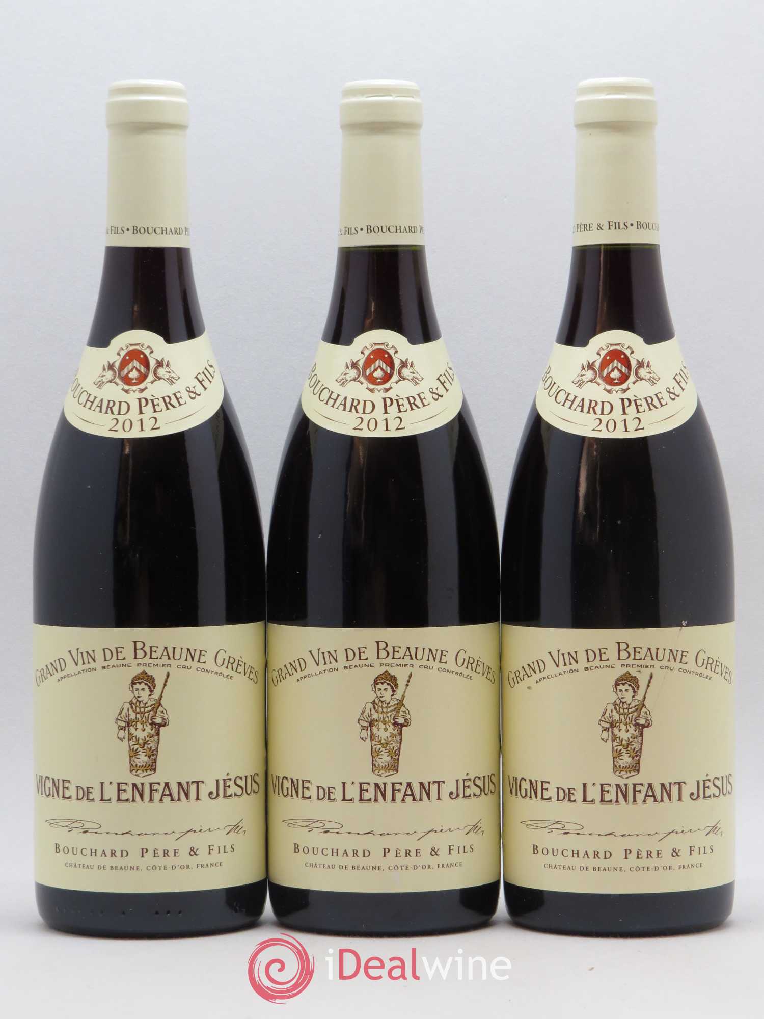 Beaune 1er Cru Grèves - Vigne de l'Enfant Jésus Bouchard Père & Fils 2012 - Lot de 6 bouteilles - 1