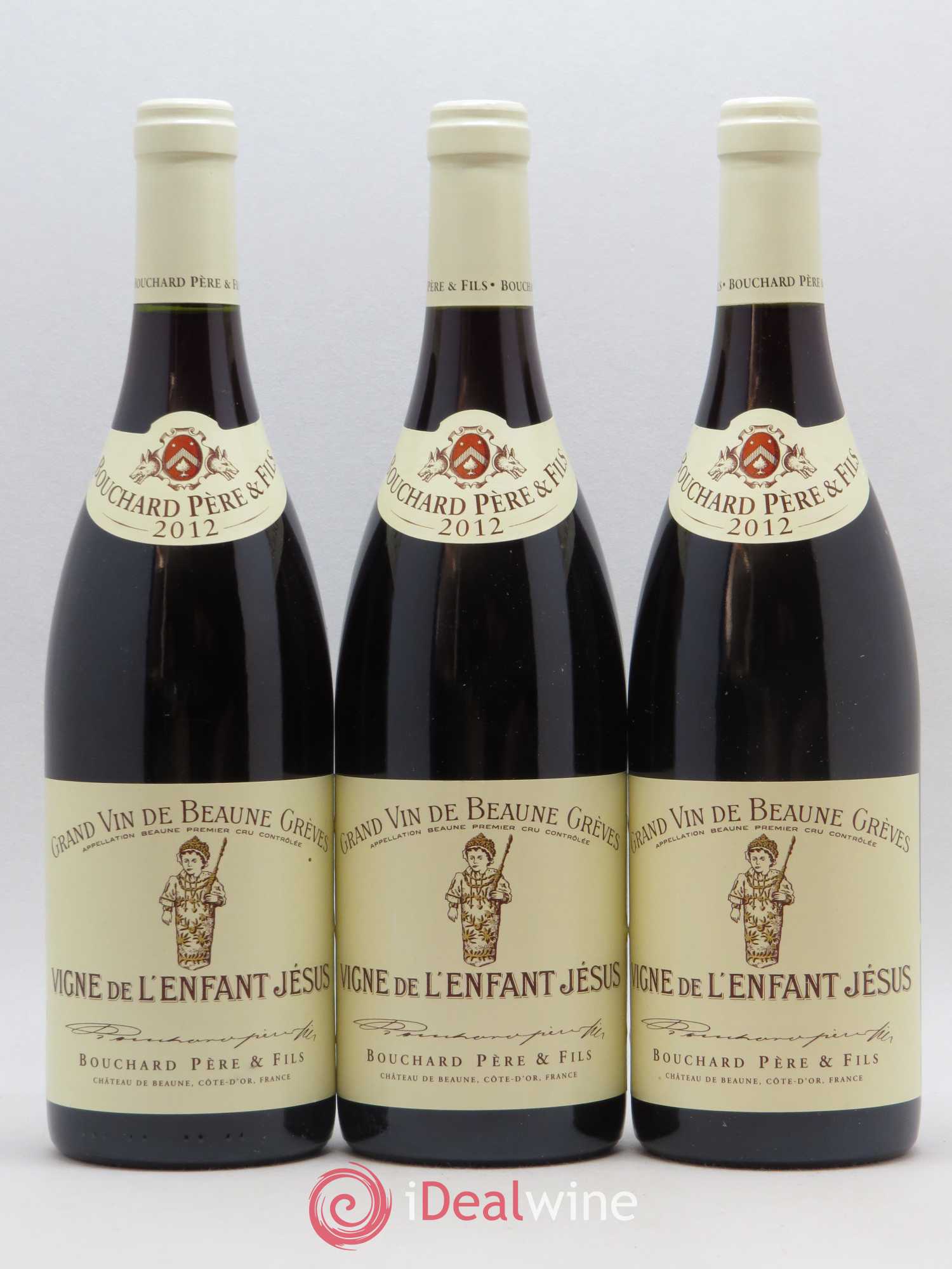 Beaune 1er Cru Grèves - Vigne de l'Enfant Jésus Bouchard Père & Fils 2012 - Lot de 6 bouteilles - 2