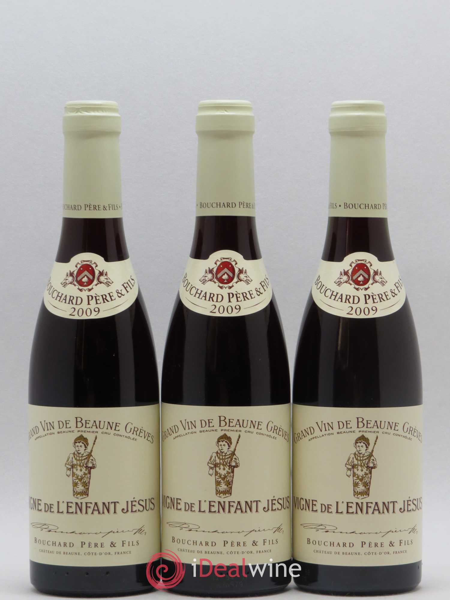 Beaune 1er Cru Grèves - Vigne de l'Enfant Jésus Bouchard Père & Fils 2009 - Lot de 6 demi bouteilles - 1