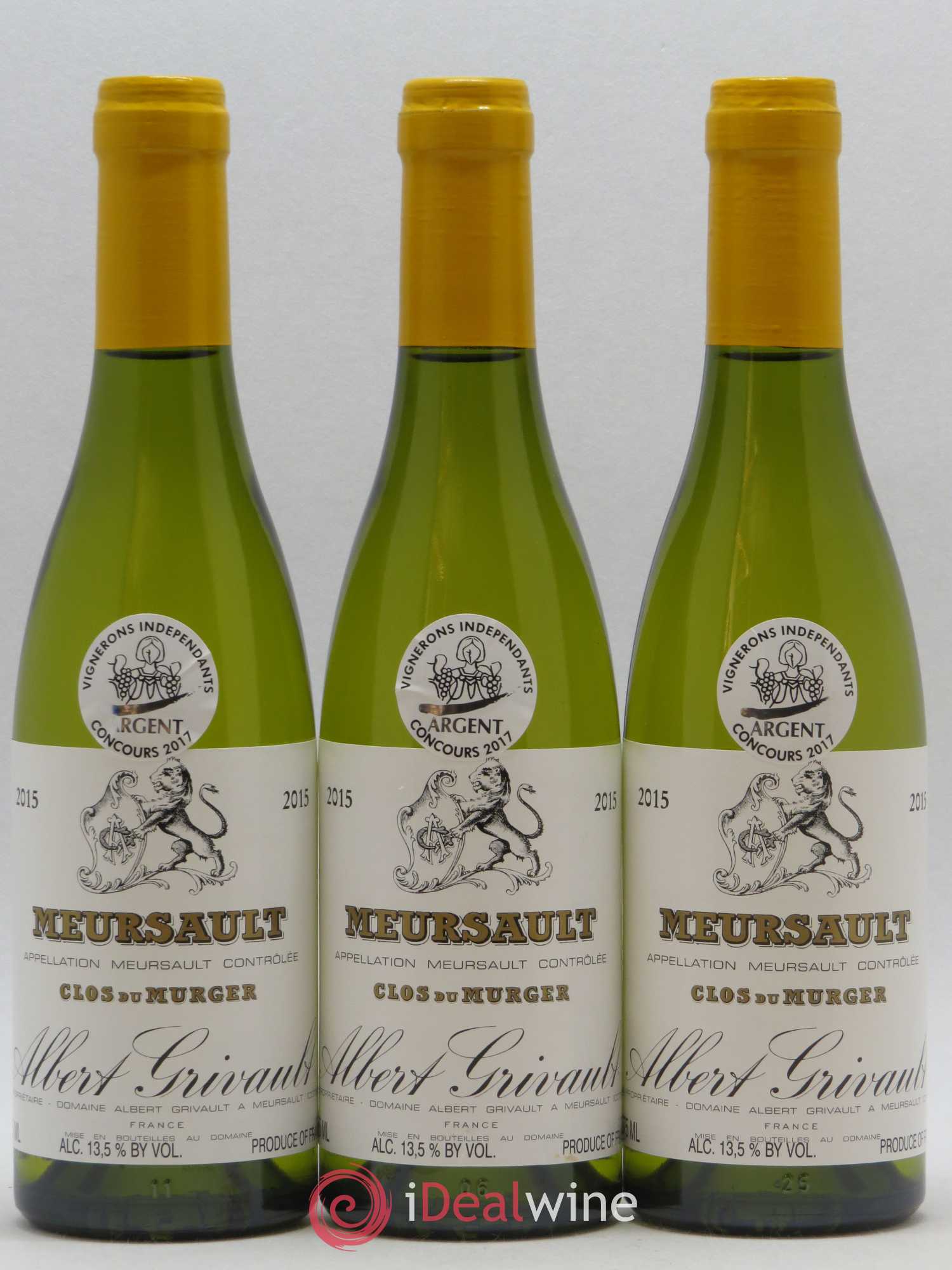 Meursault Clos du Murger Albert Grivault 2015 - Lot de 12 demi bouteilles - 3