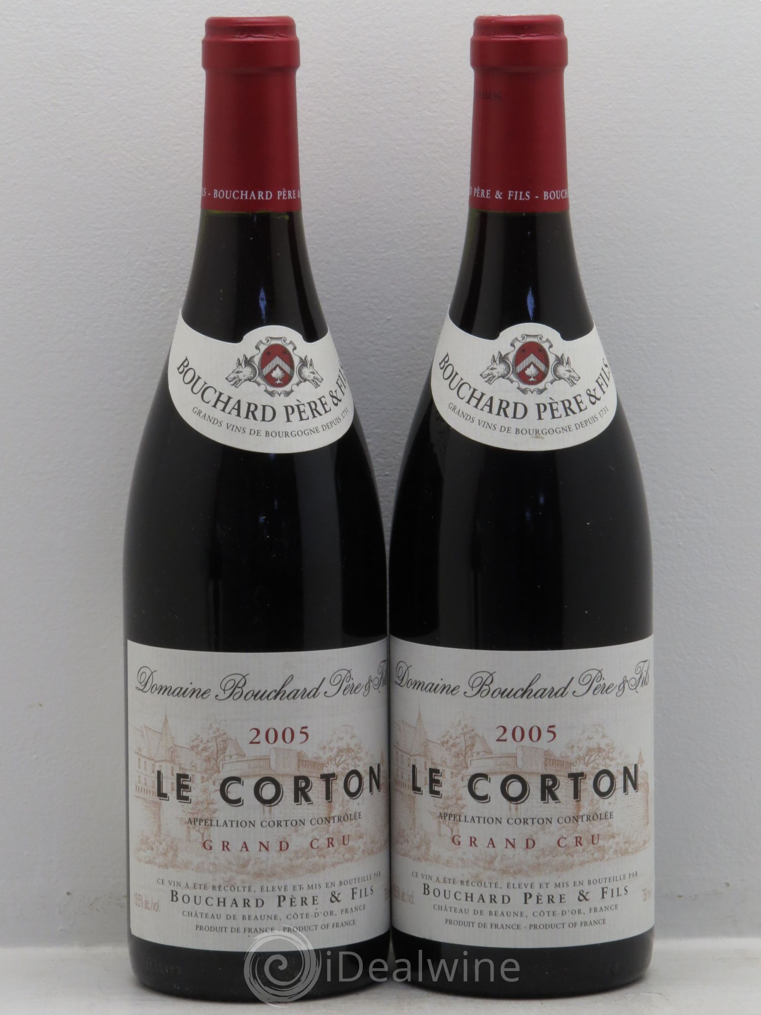 Corton Grand Cru Le Corton Bouchard Père & Fils 2005 - Lot de 2 bouteilles - 0