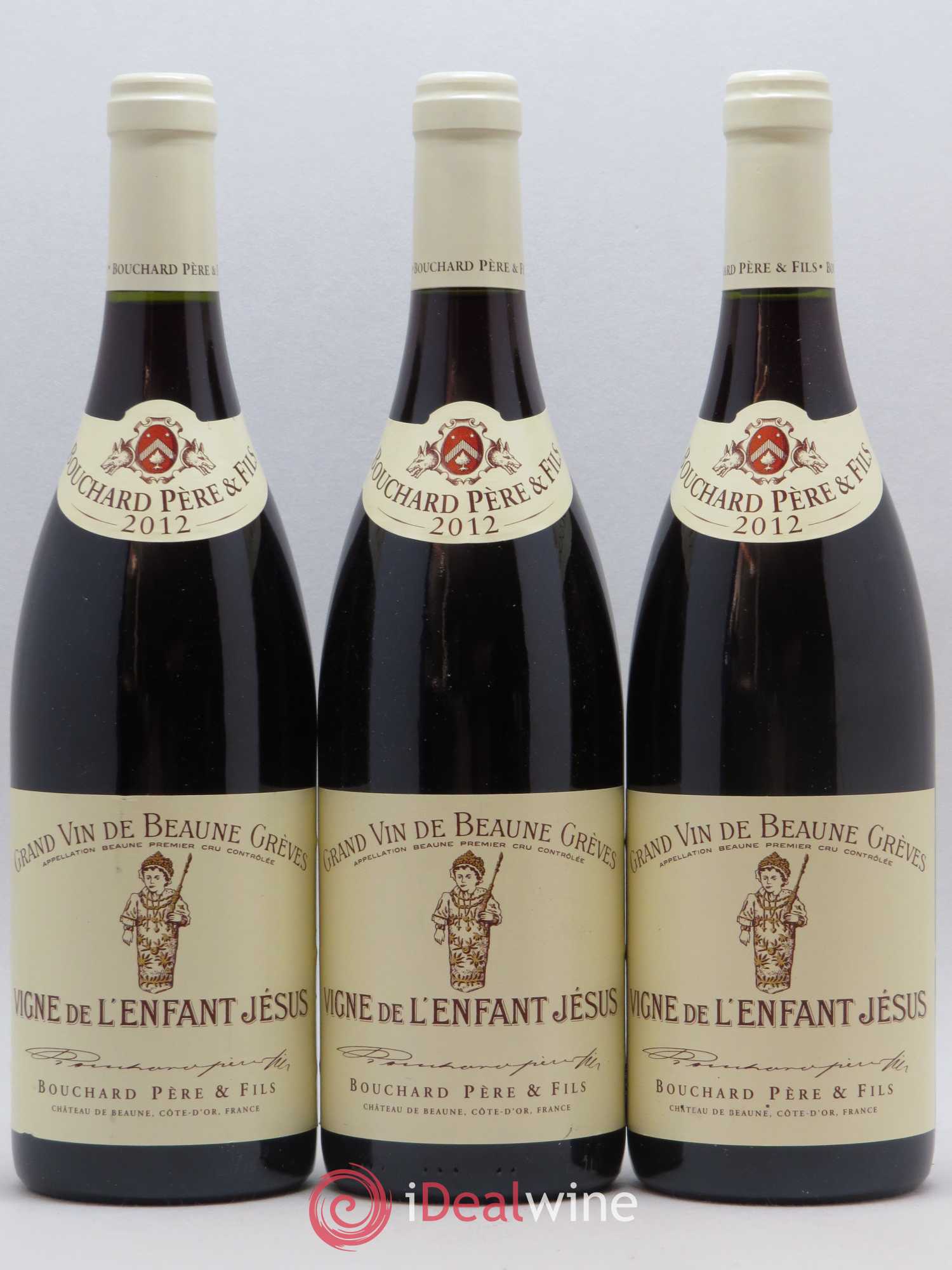 Beaune 1er Cru Grèves - Vigne de l'Enfant Jésus Bouchard Père & Fils 2012 - Lot de 6 bouteilles - 1