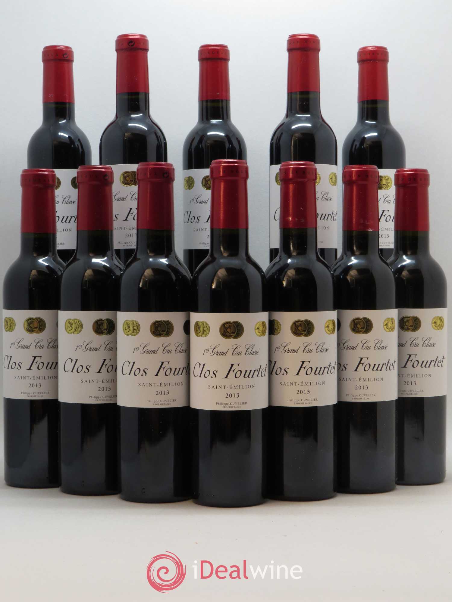 Clos Fourtet 1er Grand Cru Classé B 2013 - Lot de 12 demi bouteilles - 0