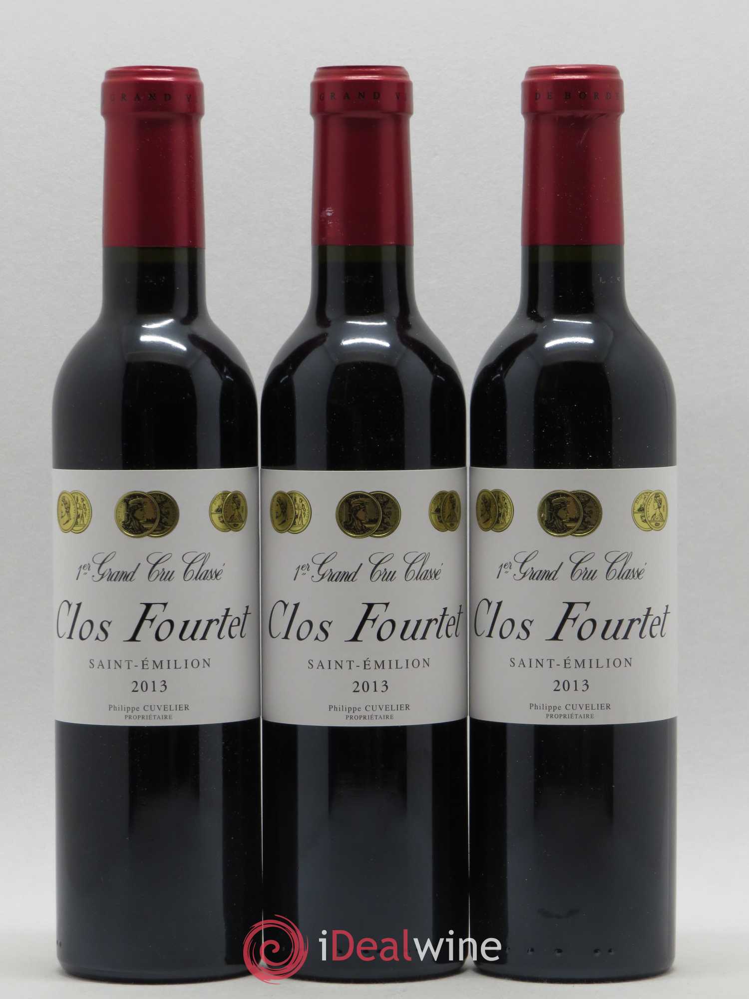 Clos Fourtet 1er Grand Cru Classé B 2013 - Lot de 12 demi bouteilles - 1