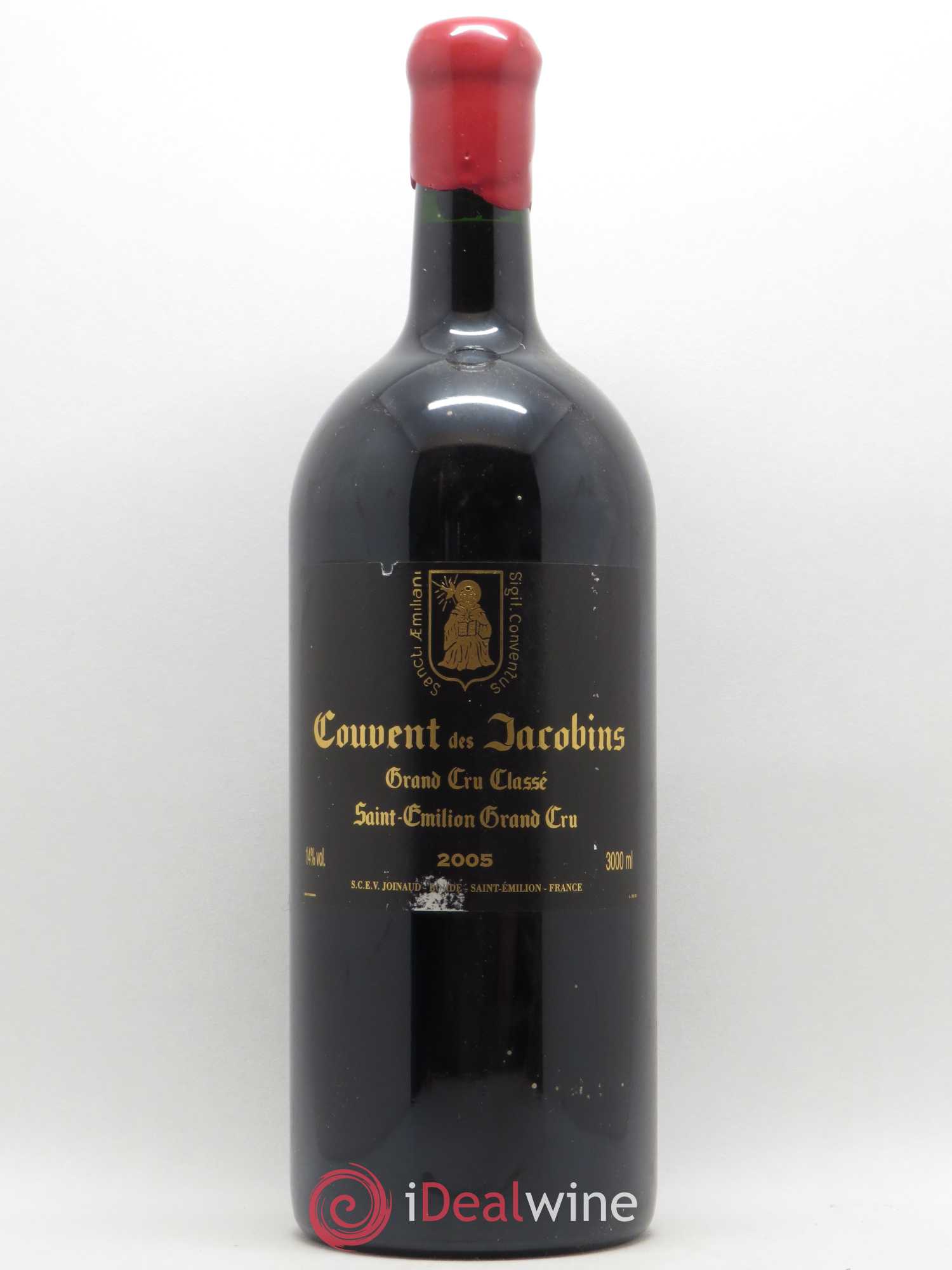 Château Couvent des Jacobins Grand Cru Classé 2005 - Lot de 1 double magnum - 0