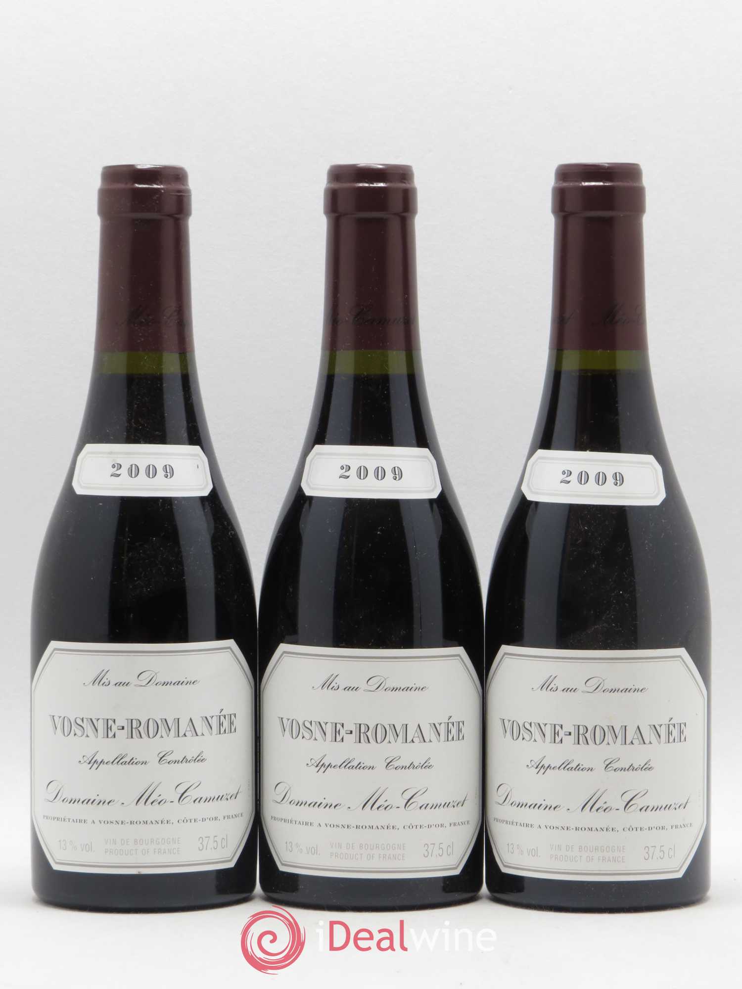 Vosne-Romanée Méo-Camuzet (Domaine) 2009 - Lot de 3 demi bouteilles - 0