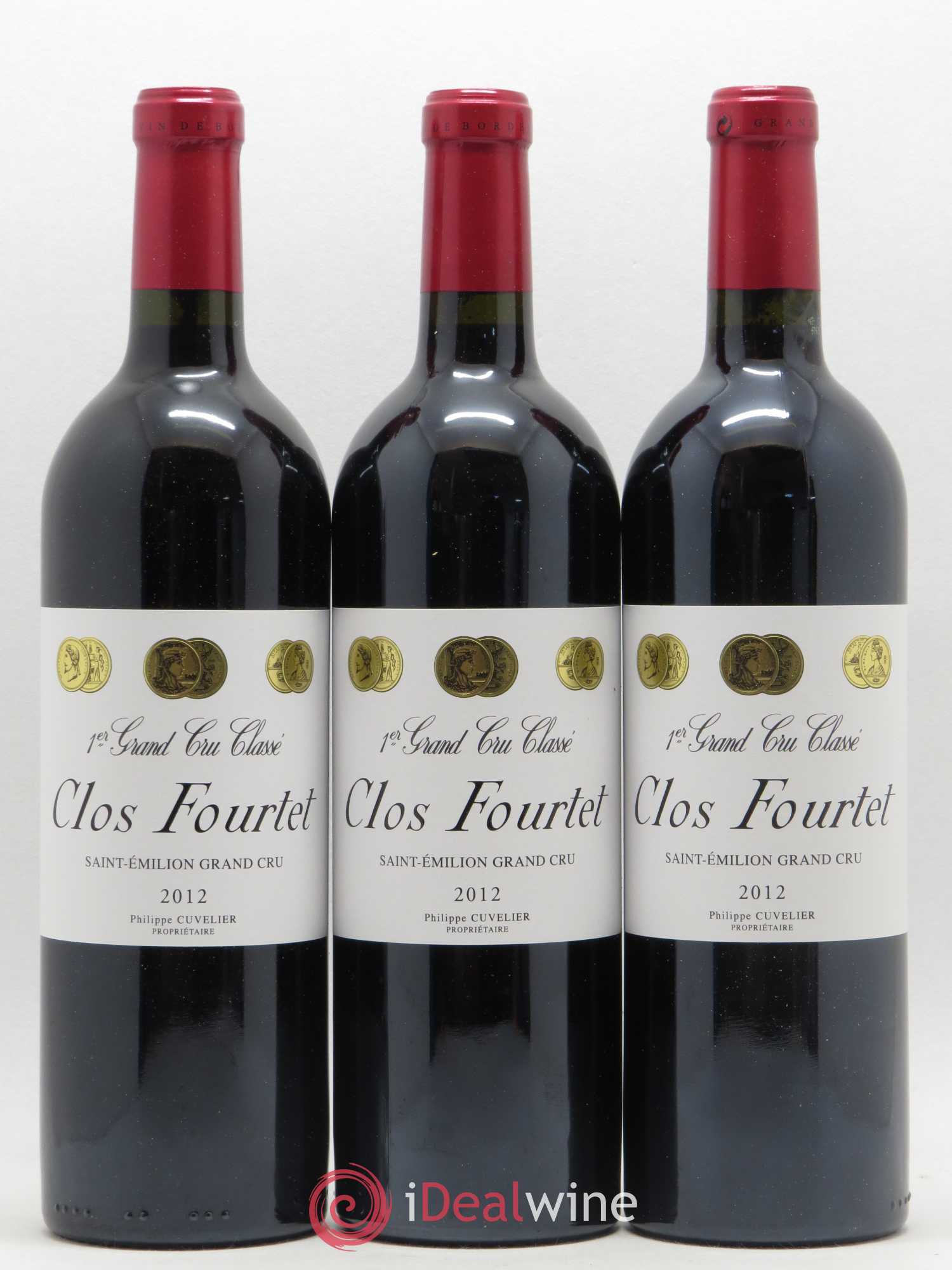 Clos Fourtet 1er Grand Cru Classé B 2012 - Lot de 6 bouteilles - 1