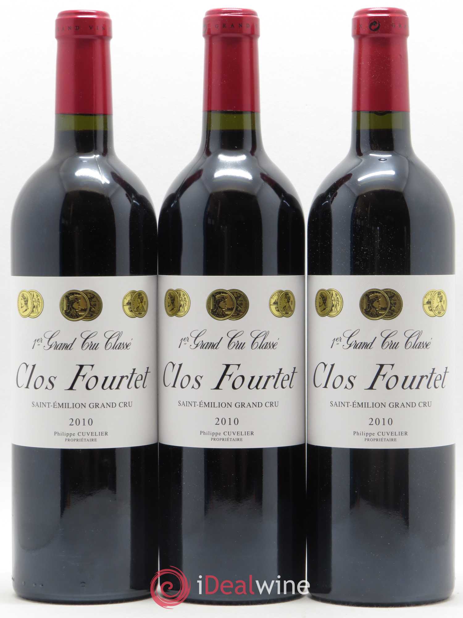 Clos Fourtet 1er Grand Cru Classé B 2010 - Lot de 12 bouteilles - 1