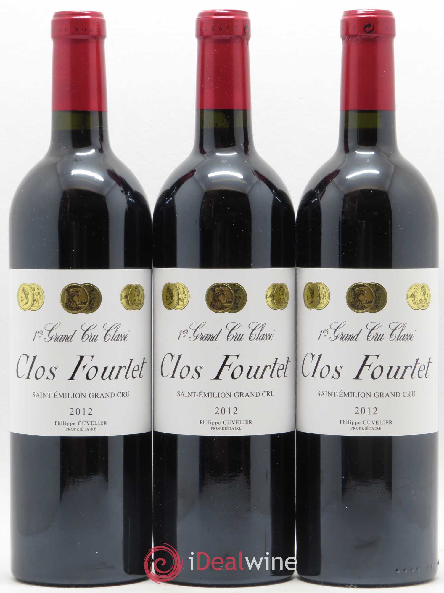 Clos Fourtet 1er Grand Cru Classé B 2012 - Lot de 6 bouteilles - 1