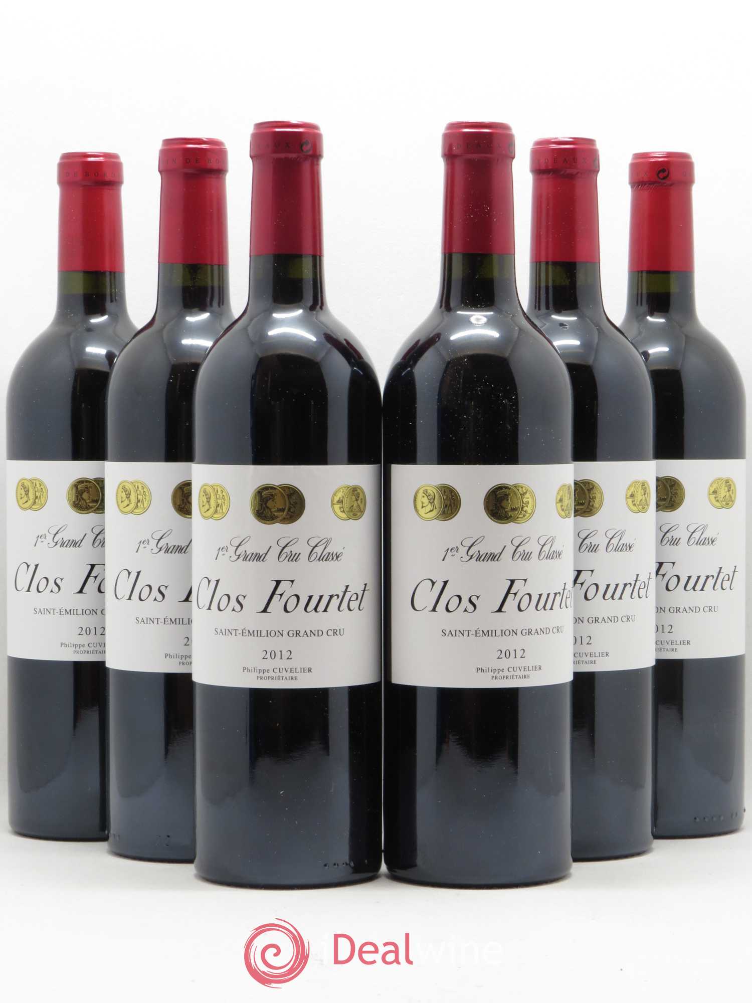 Clos Fourtet 1er Grand Cru Classé B 2012 - Lot de 6 bouteilles - 0