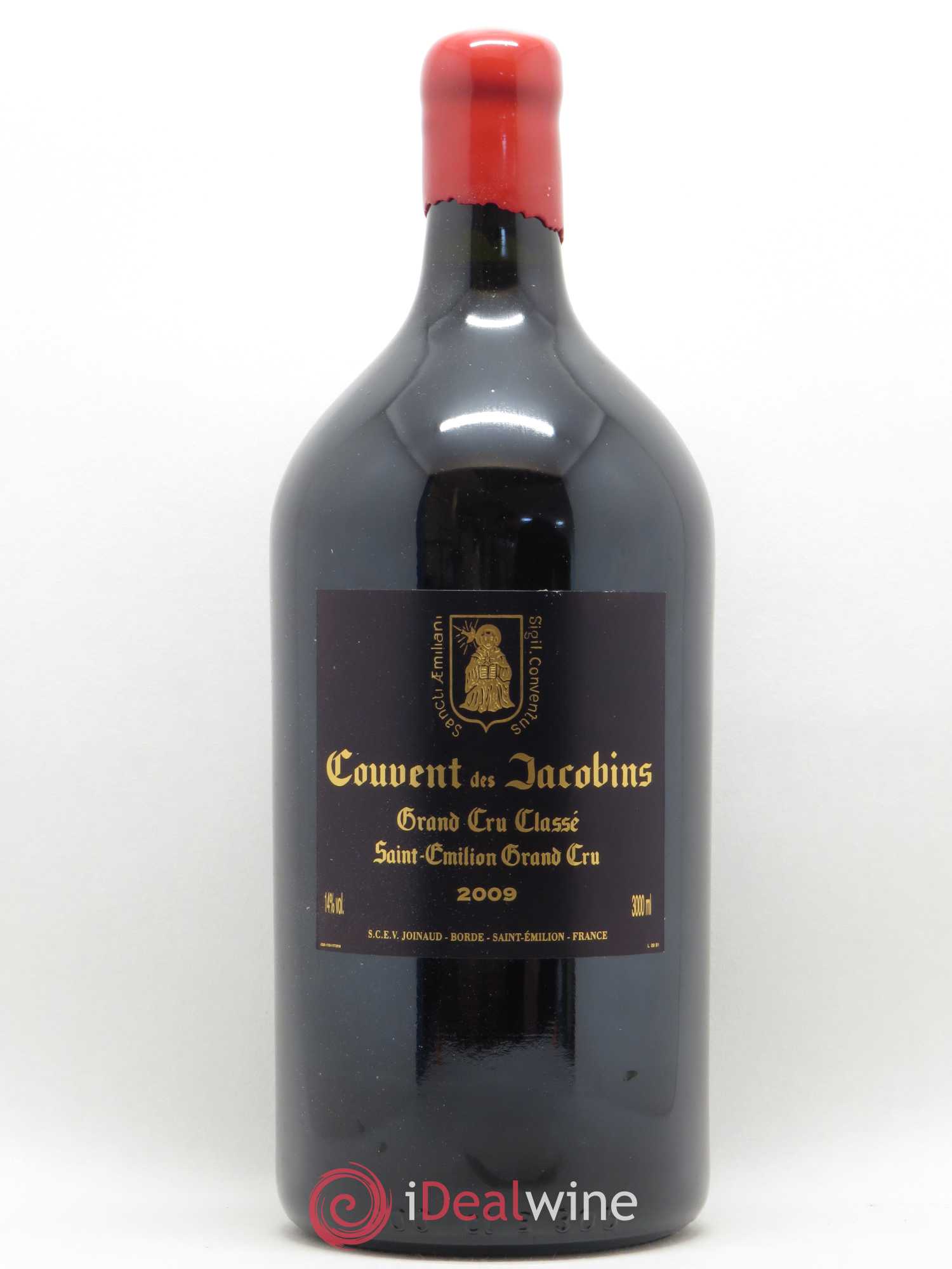 Château Couvent des Jacobins Grand Cru Classé 2009 - Lot de 1 double magnum - 0