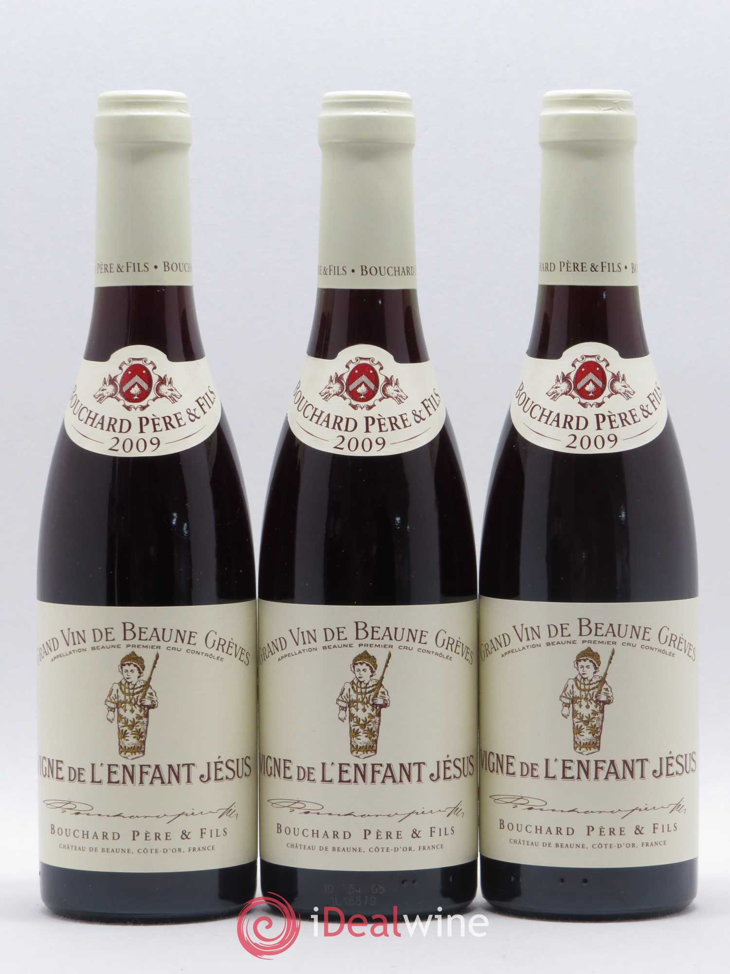 Beaune 1er Cru Grèves - Vigne de l'Enfant Jésus Bouchard Père & Fils 2009 - Lot de 6 demi bouteilles - 1