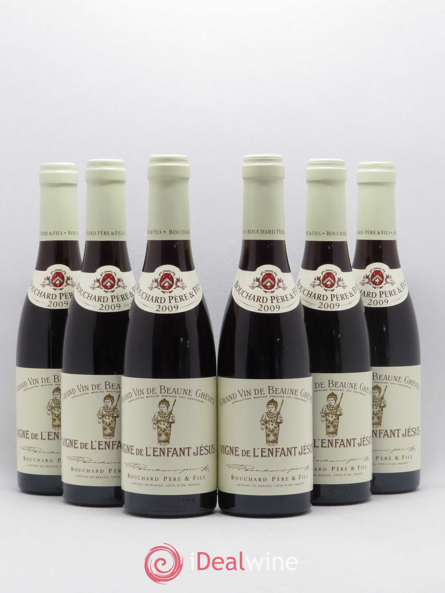 Beaune 1er Cru Grèves - Vigne de l'Enfant Jésus Bouchard Père & Fils 2009 - Lot de 6 demi bouteilles - 0