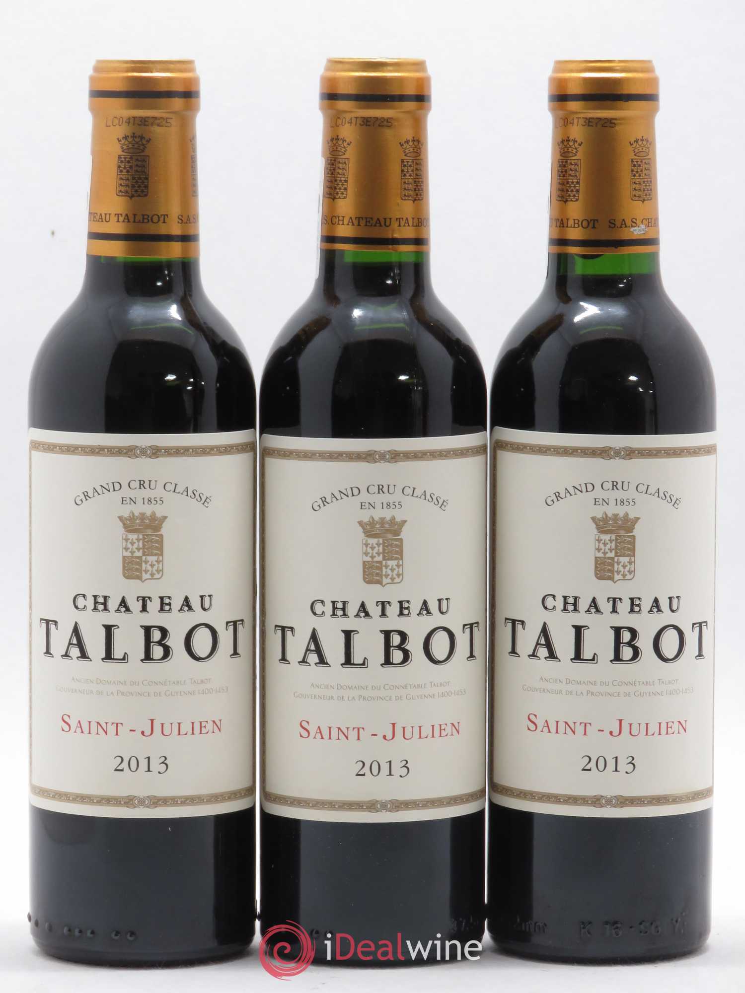 Château Talbot 4ème Grand Cru Classé 2013 - Lot de 12 demi bouteilles - 2