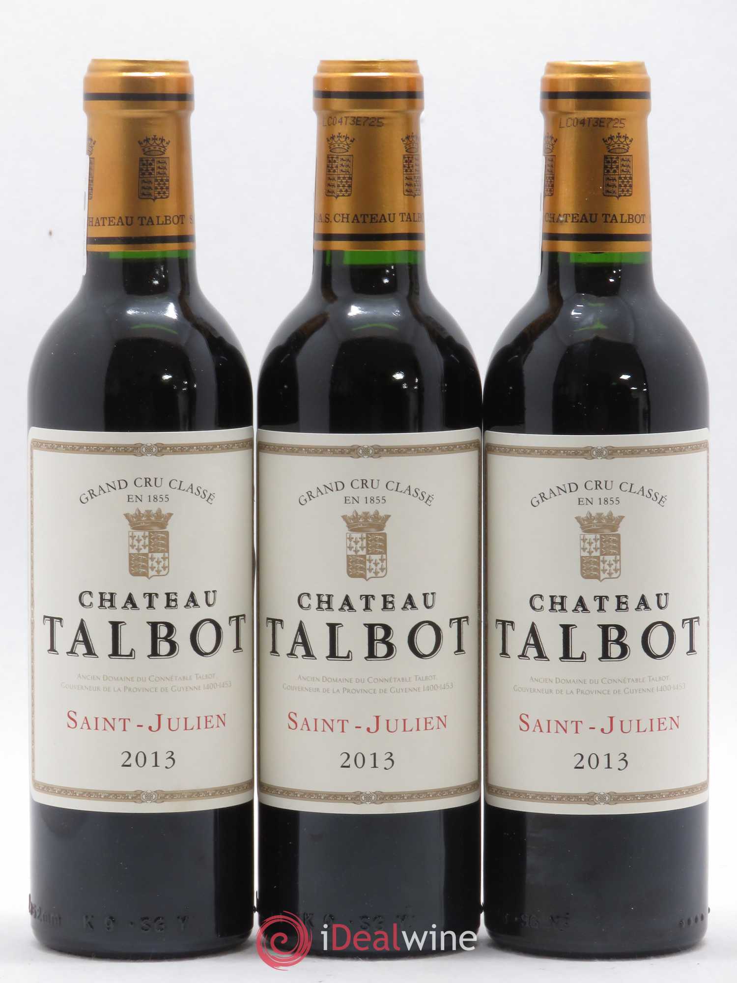 Château Talbot 4ème Grand Cru Classé 2013 - Lot de 12 demi bouteilles - 3