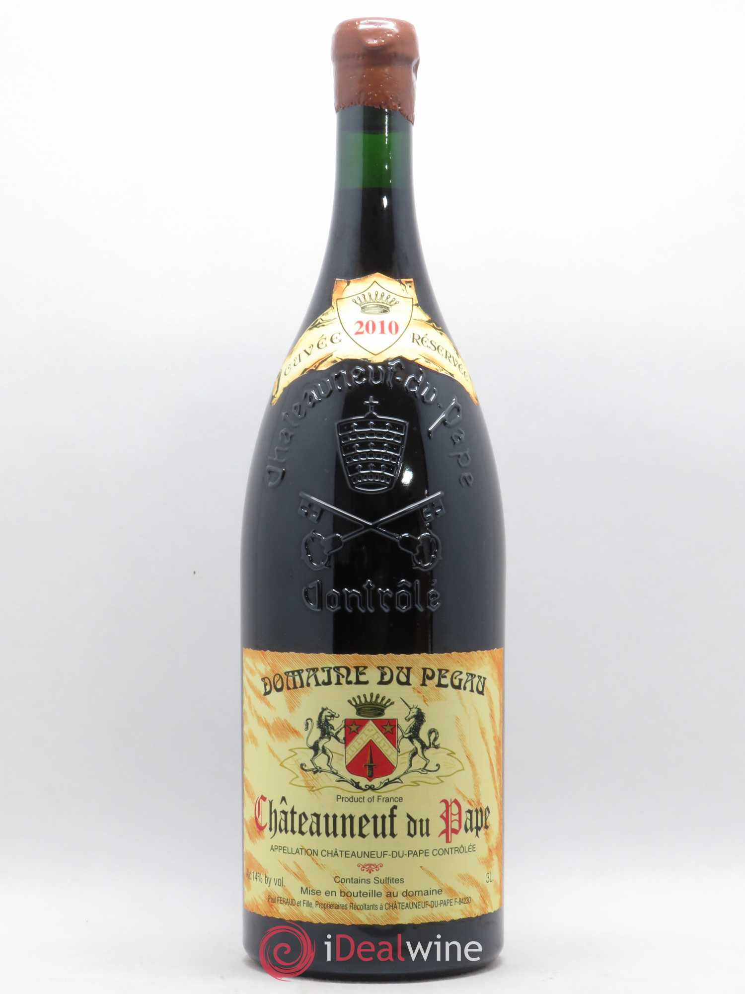 Châteauneuf-du-Pape Domaine du Pégau Cuvée Réservée Paul et Laurence Féraud 2010 - Lot de 1 double magnum - 0