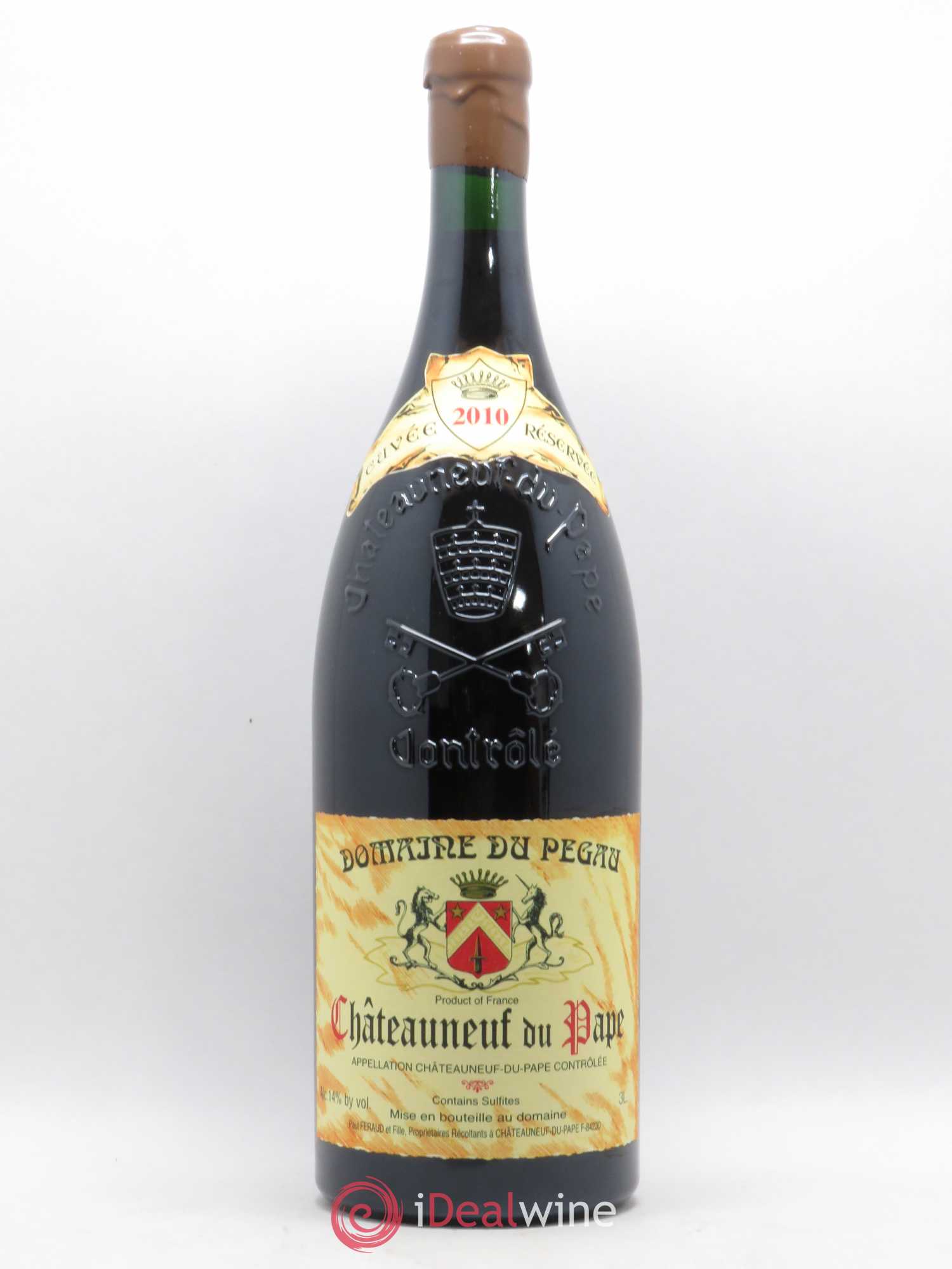 Châteauneuf-du-Pape Domaine du Pégau Cuvée Réservée Paul et Laurence Féraud 2010 - Lot de 1 double magnum - 0