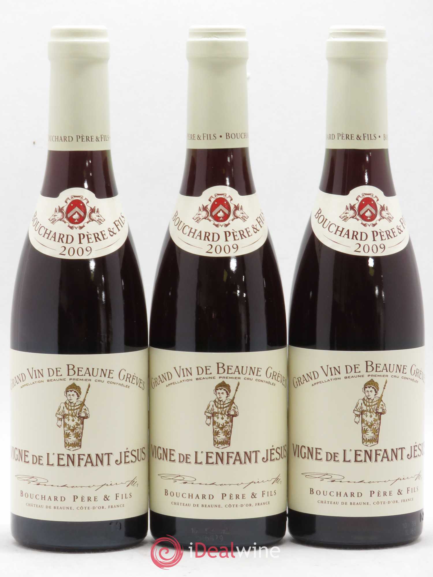 Beaune 1er Cru Grèves - Vigne de l'Enfant Jésus Bouchard Père & Fils 2009 - Lot de 6 demi bouteilles - 1