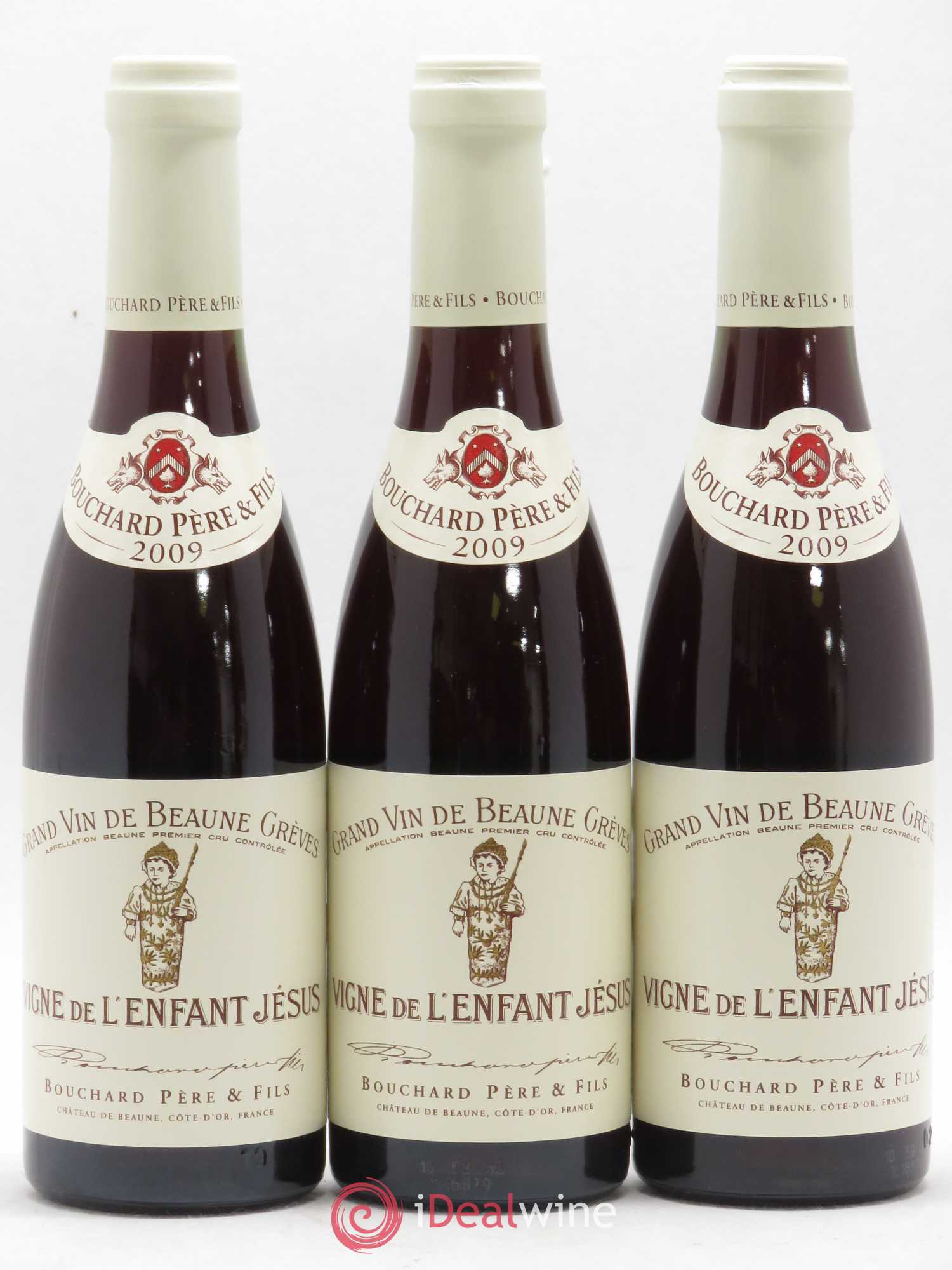 Beaune 1er Cru Grèves - Vigne de l'Enfant Jésus Bouchard Père & Fils 2009 - Lot de 6 demi bouteilles - 2