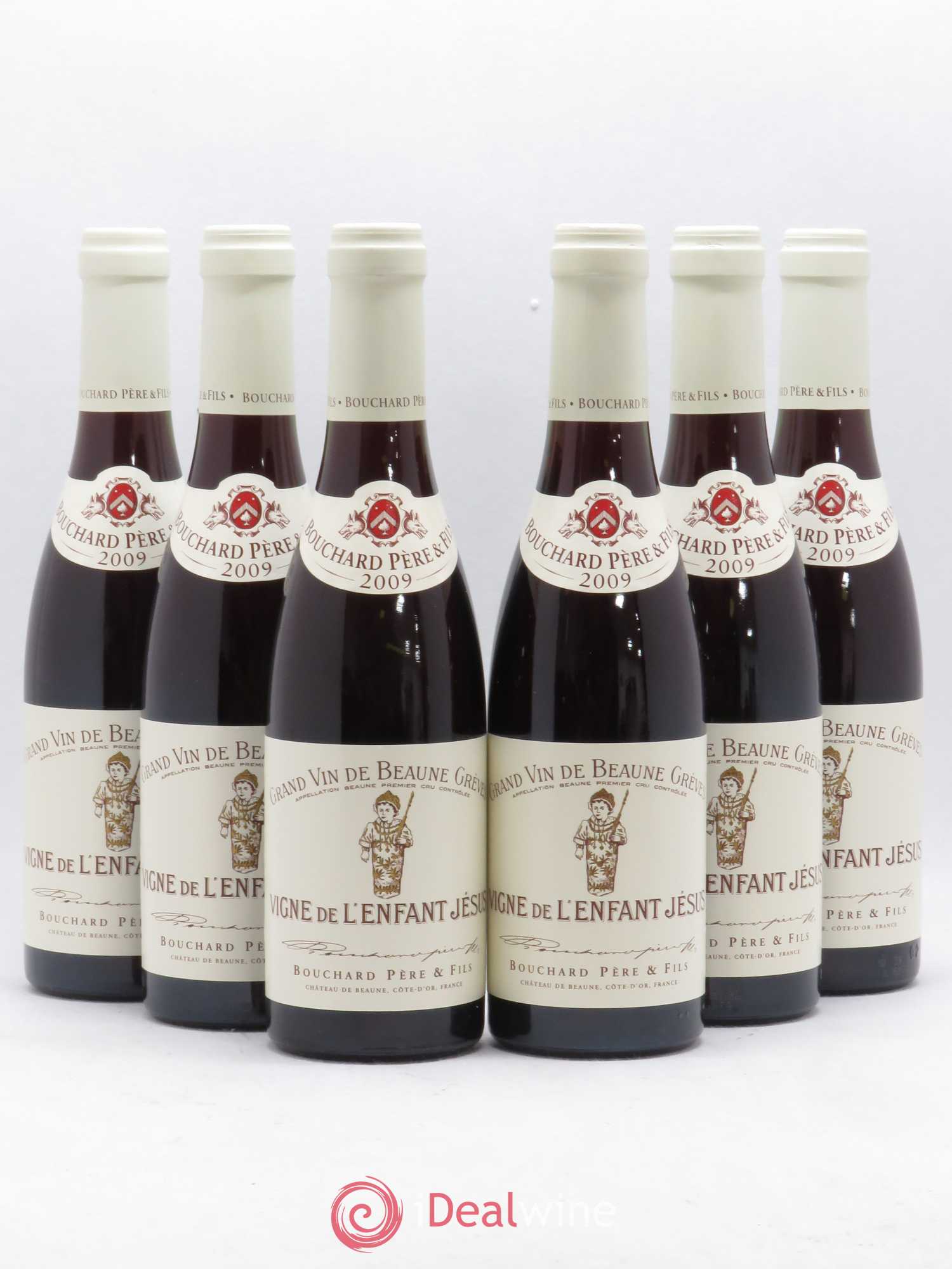 Beaune 1er Cru Grèves - Vigne de l'Enfant Jésus Bouchard Père & Fils 2009 - Lot de 6 demi bouteilles - 0
