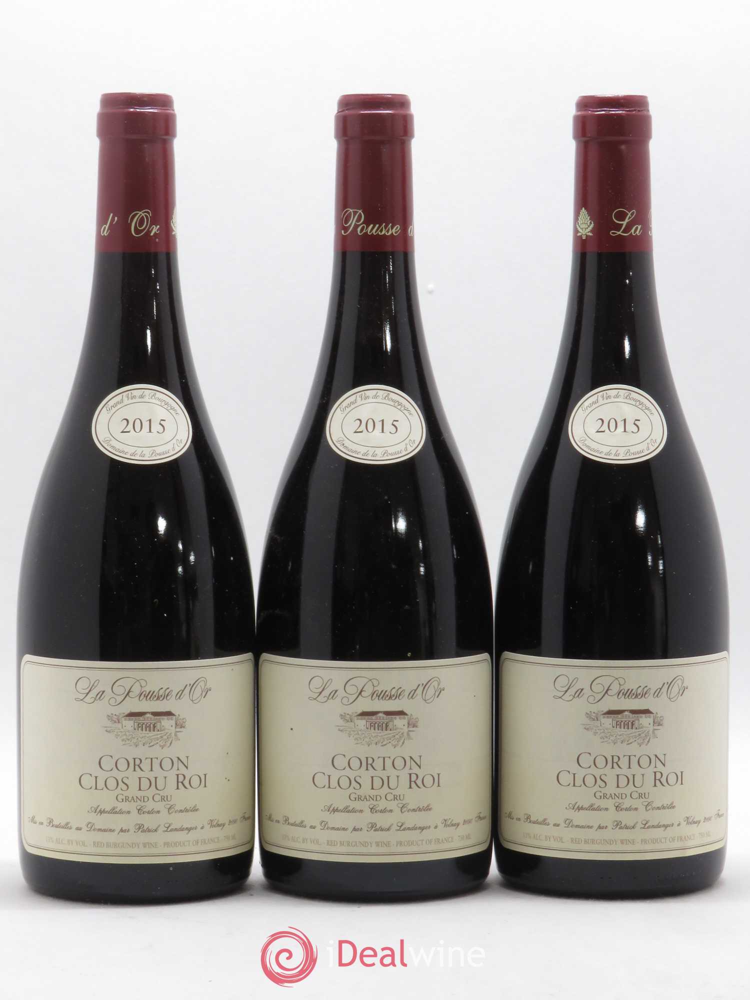 Corton Grand Cru Clos du Roi La Pousse d'Or (Domaine de) 2015 - Lot de 6 bouteilles - 1