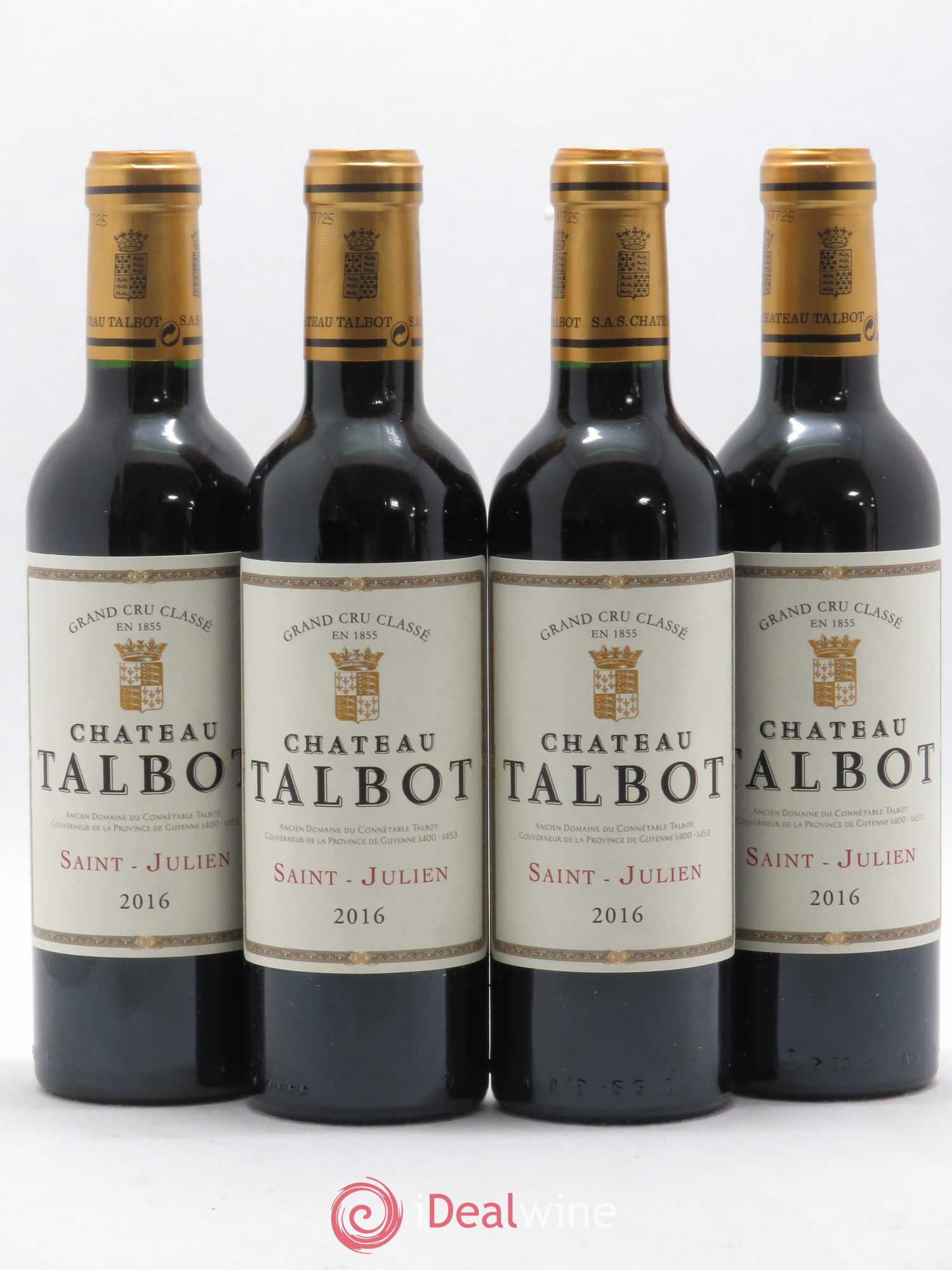 Château Talbot 4ème Grand Cru Classé 2016 - Lot of 24 half-bottles - 3