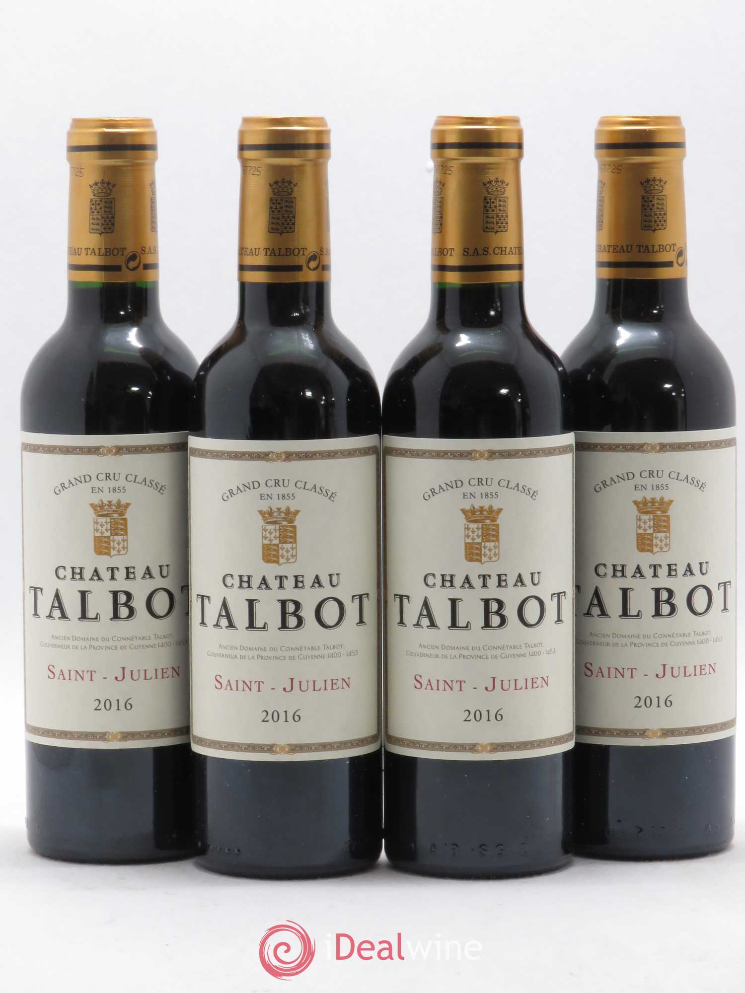 Château Talbot 4ème Grand Cru Classé 2016 - Lot of 24 half-bottles - 4
