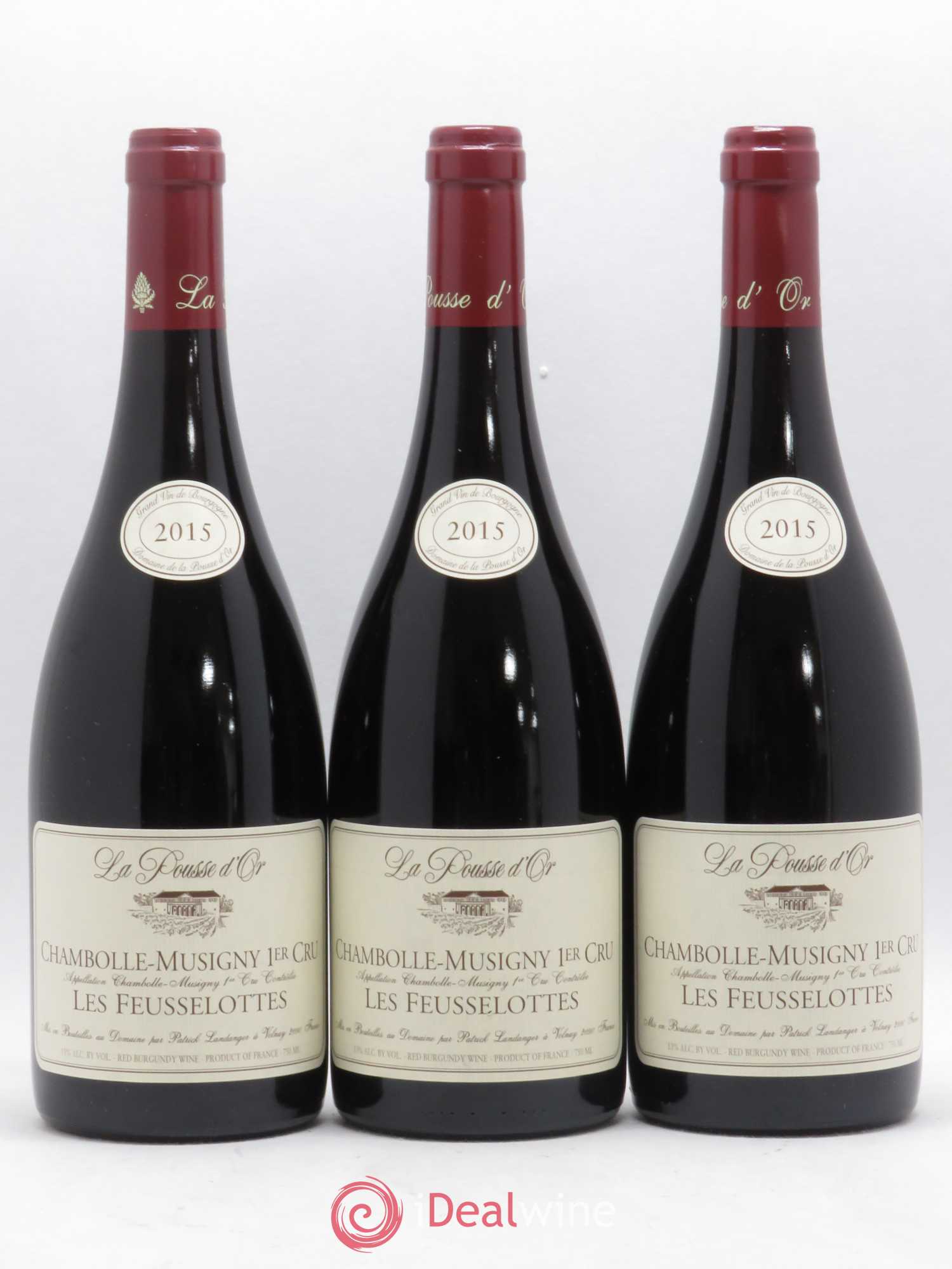 Chambolle-Musigny 1er Cru Les Feusselottes La Pousse d'Or (Domaine de) 2015 - Lot de 3 bouteilles - 0