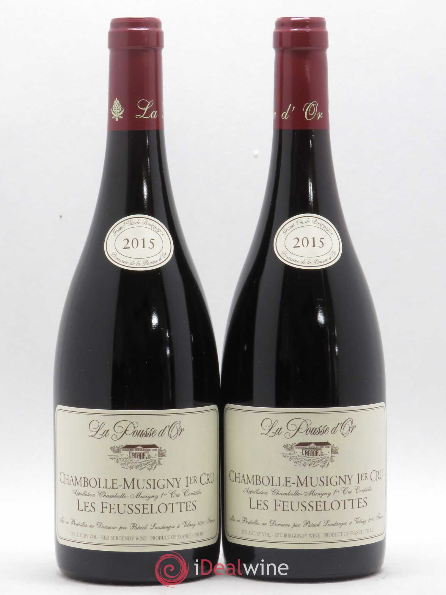 Chambolle-Musigny 1er Cru Les Feusselottes La Pousse d'Or (Domaine de) 2015 - Lot de 2 bouteilles - 0