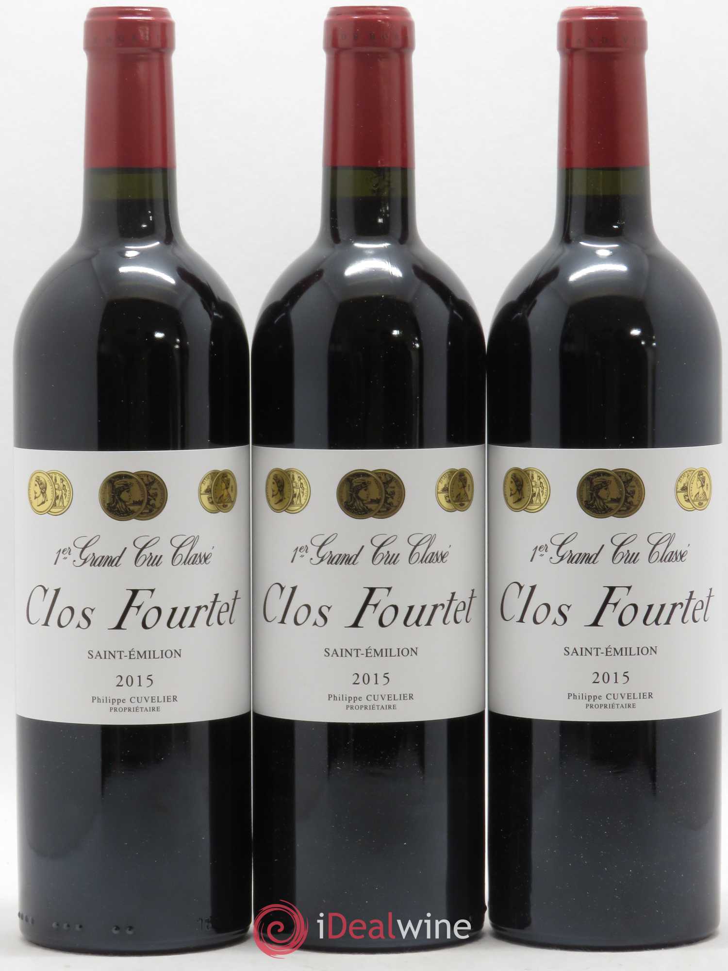 Clos Fourtet 1er Grand Cru Classé B 2015 - Lot de 12 bouteilles - 2