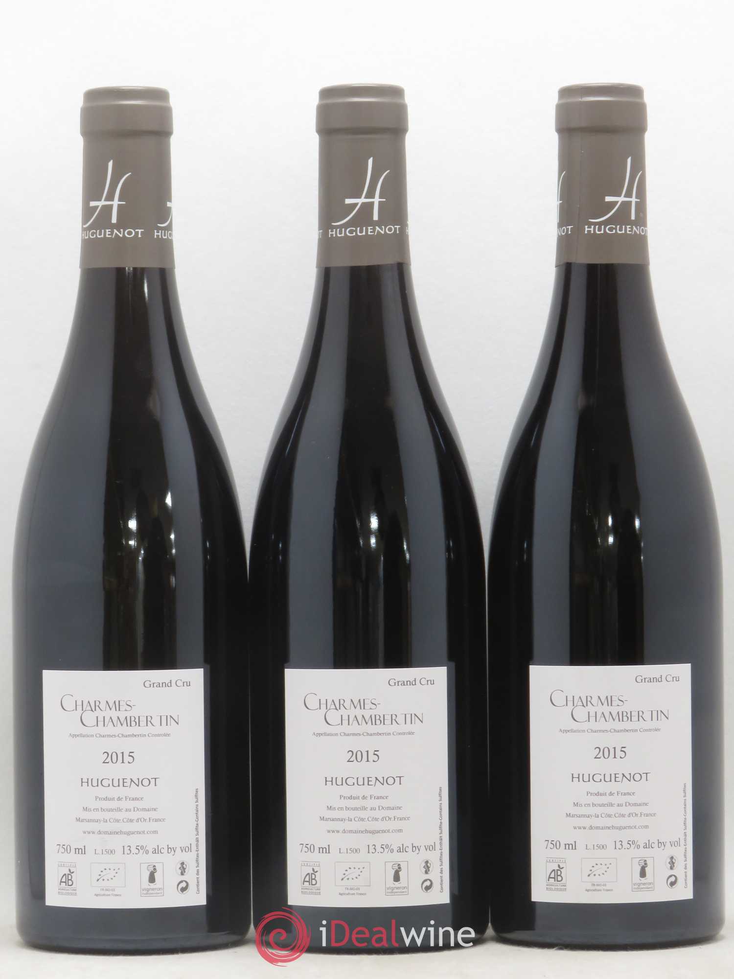 Charmes-Chambertin Grand Cru Huguenot 2015 - Posten von 3 Flaschen - 1