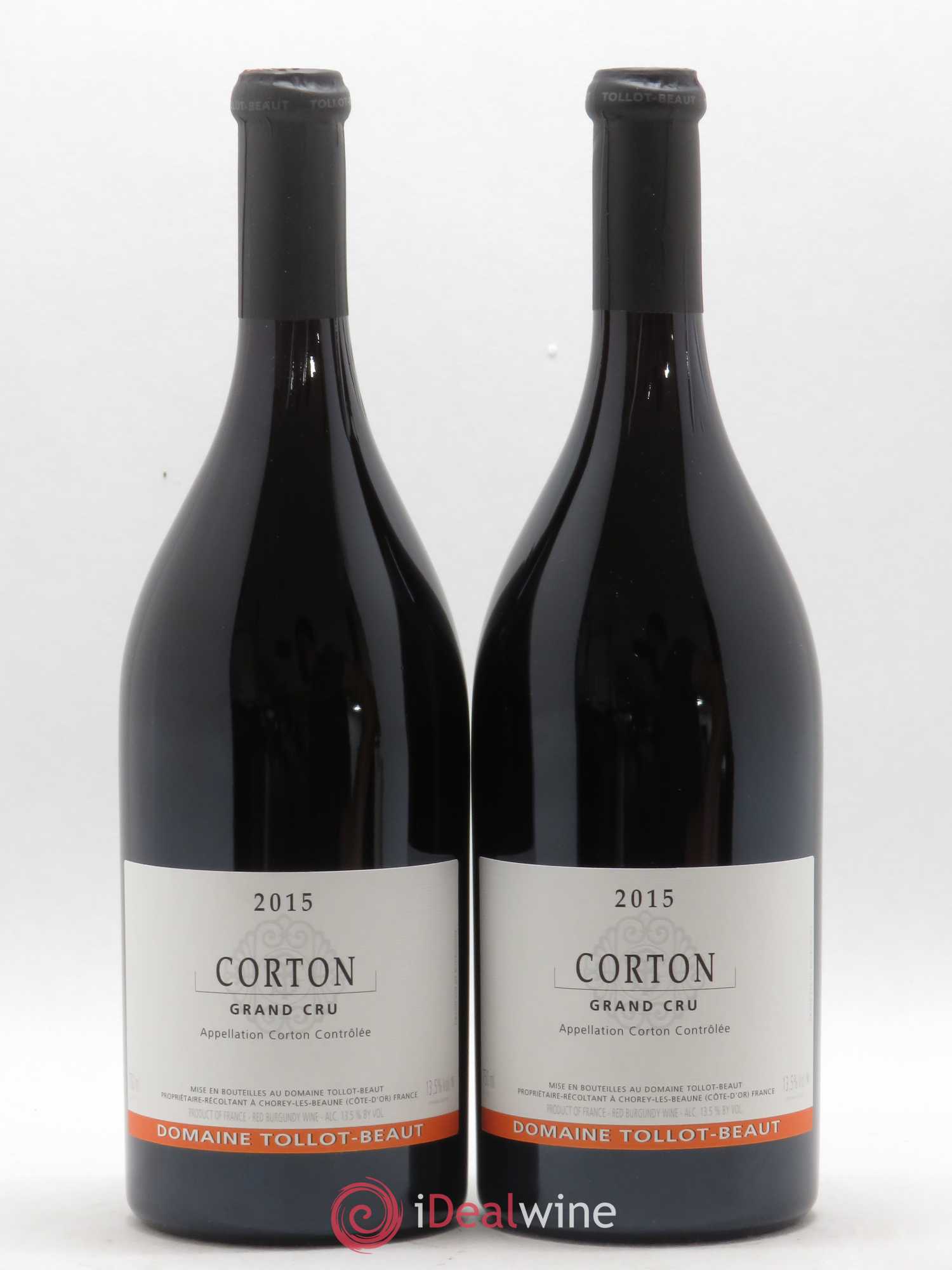 Corton Grand Cru Tollot Beaut (Domaine) 2015 - Lot de 2 bouteilles - 0