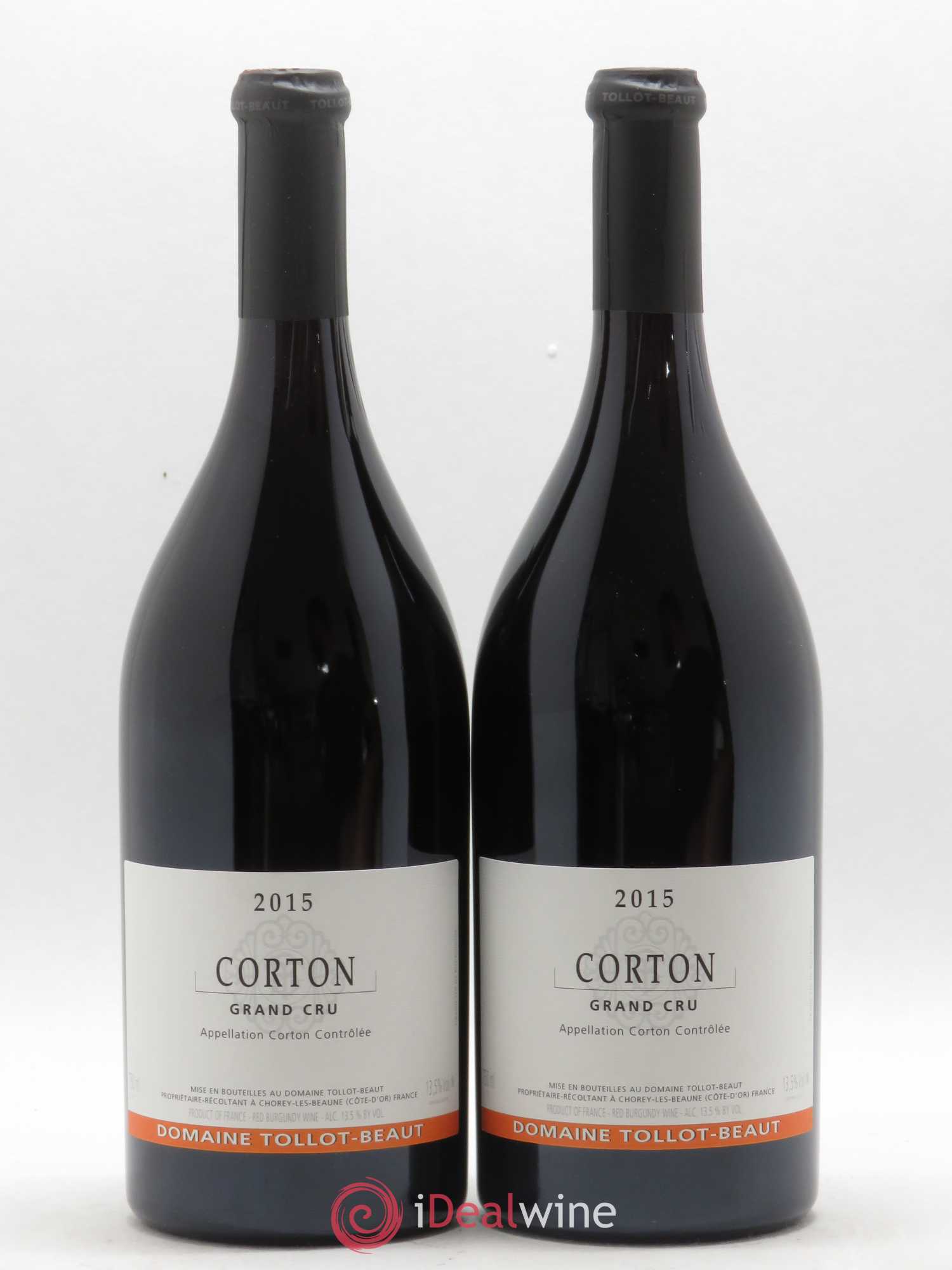 Corton Grand Cru Tollot Beaut (Domaine) 2015 - Lot de 2 bouteilles - 0