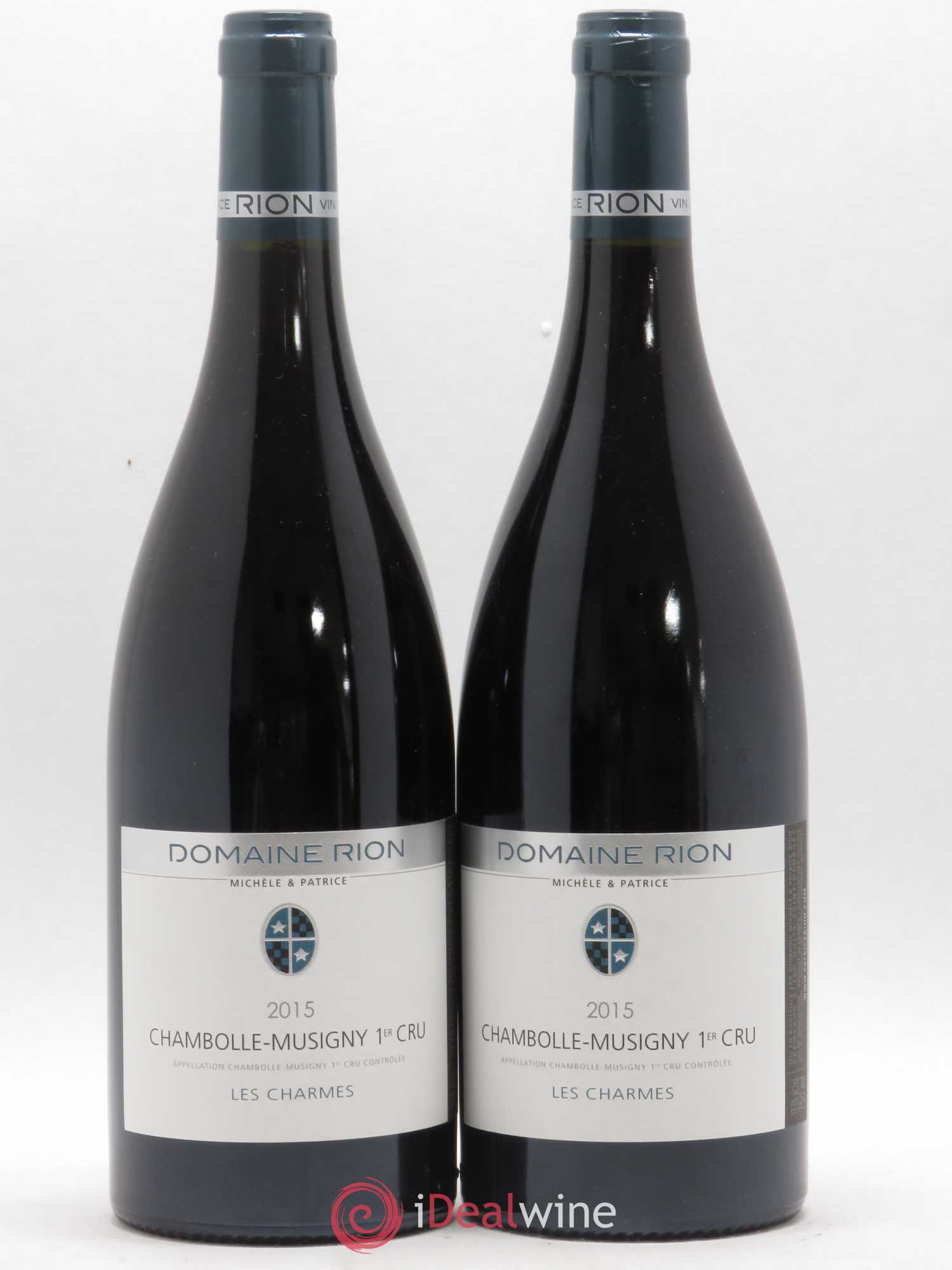 Chambolle-Musigny 1er Cru Les Charmes Michele & Patrice Rion 2015 - Lot de 2 bouteilles - 0