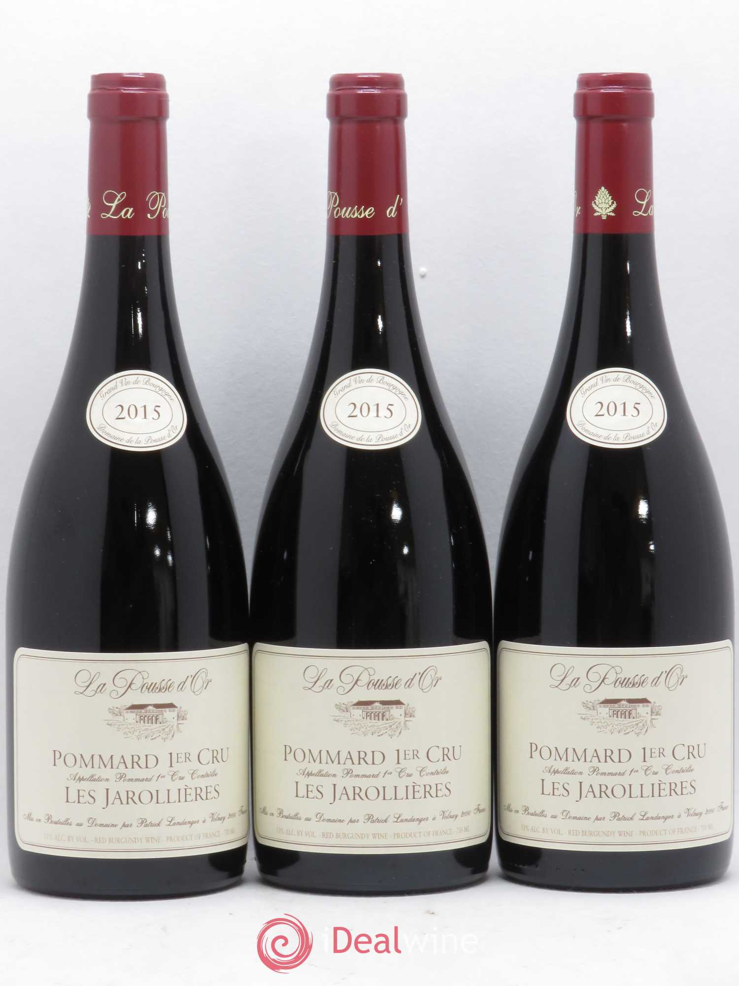 Pommard 1er Cru Les Jarollières La Pousse d'Or (Domaine de) 2015 - Lot de 3 bouteilles - 0