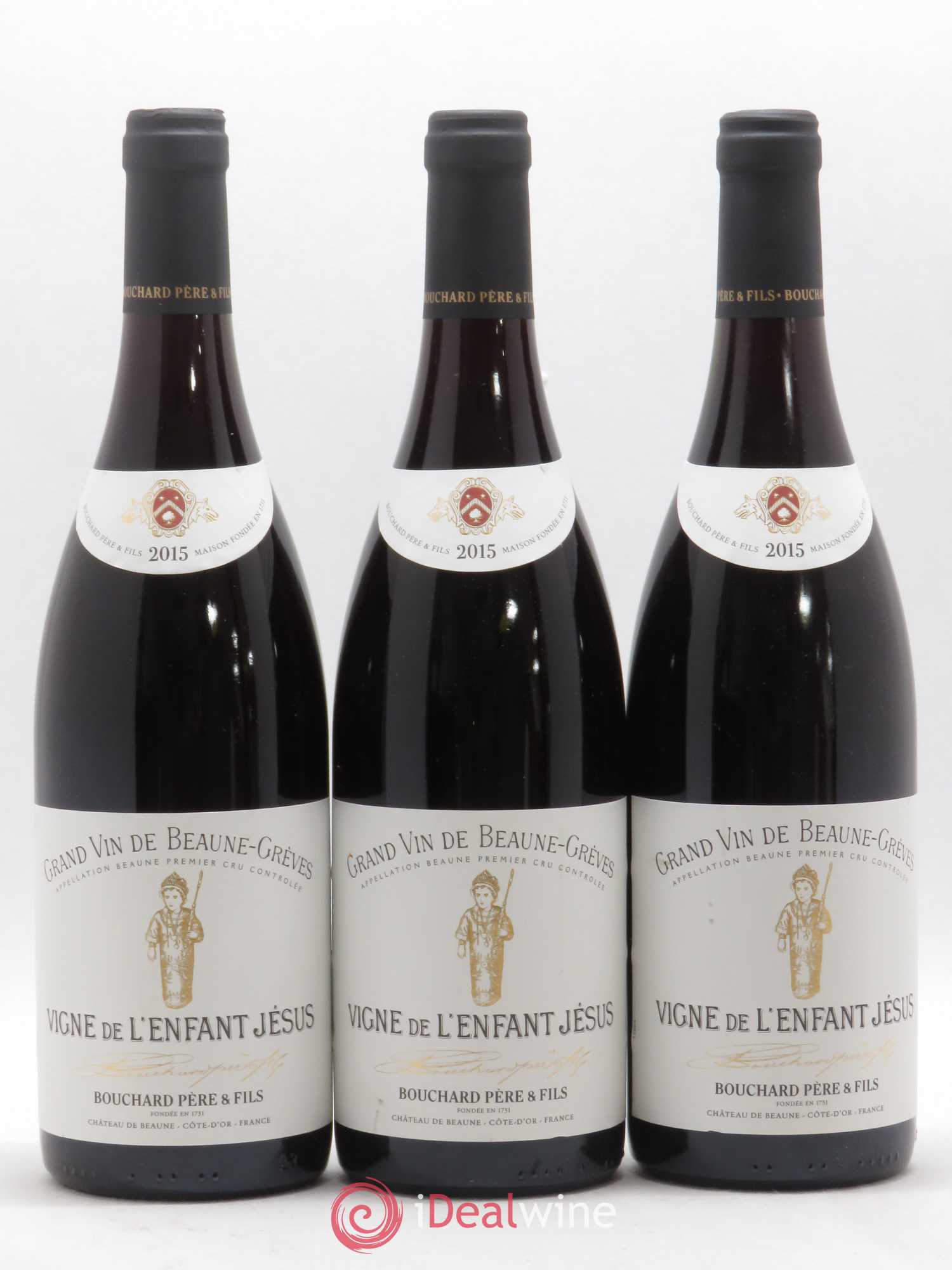 Beaune 1er Cru Grèves - Vigne de l'Enfant Jésus Bouchard Père & Fils 2015 - Lot de 6 bouteilles - 1