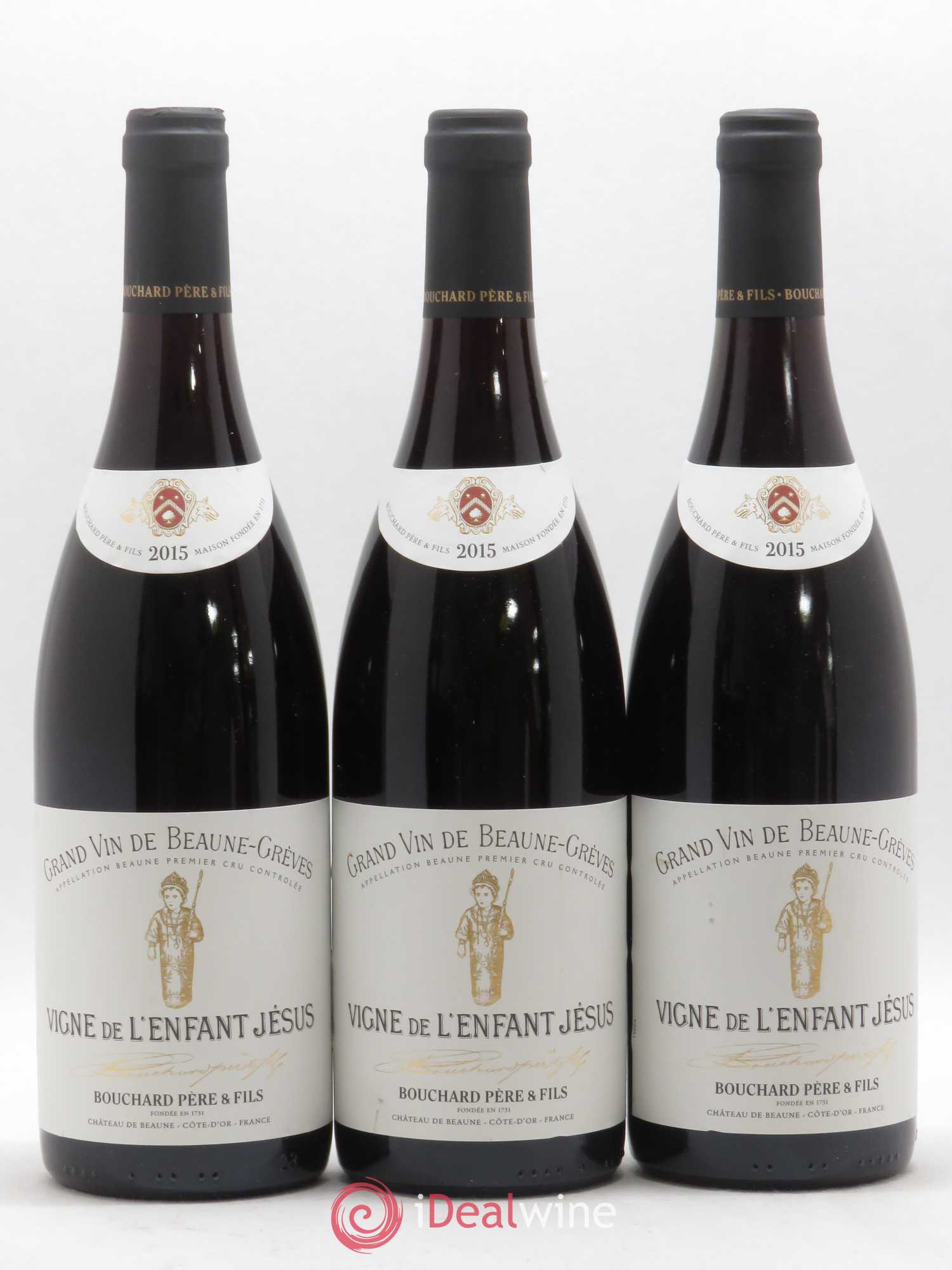 Beaune 1er Cru Grèves - Vigne de l'Enfant Jésus Bouchard Père & Fils 2015 - Lot de 6 bouteilles - 2