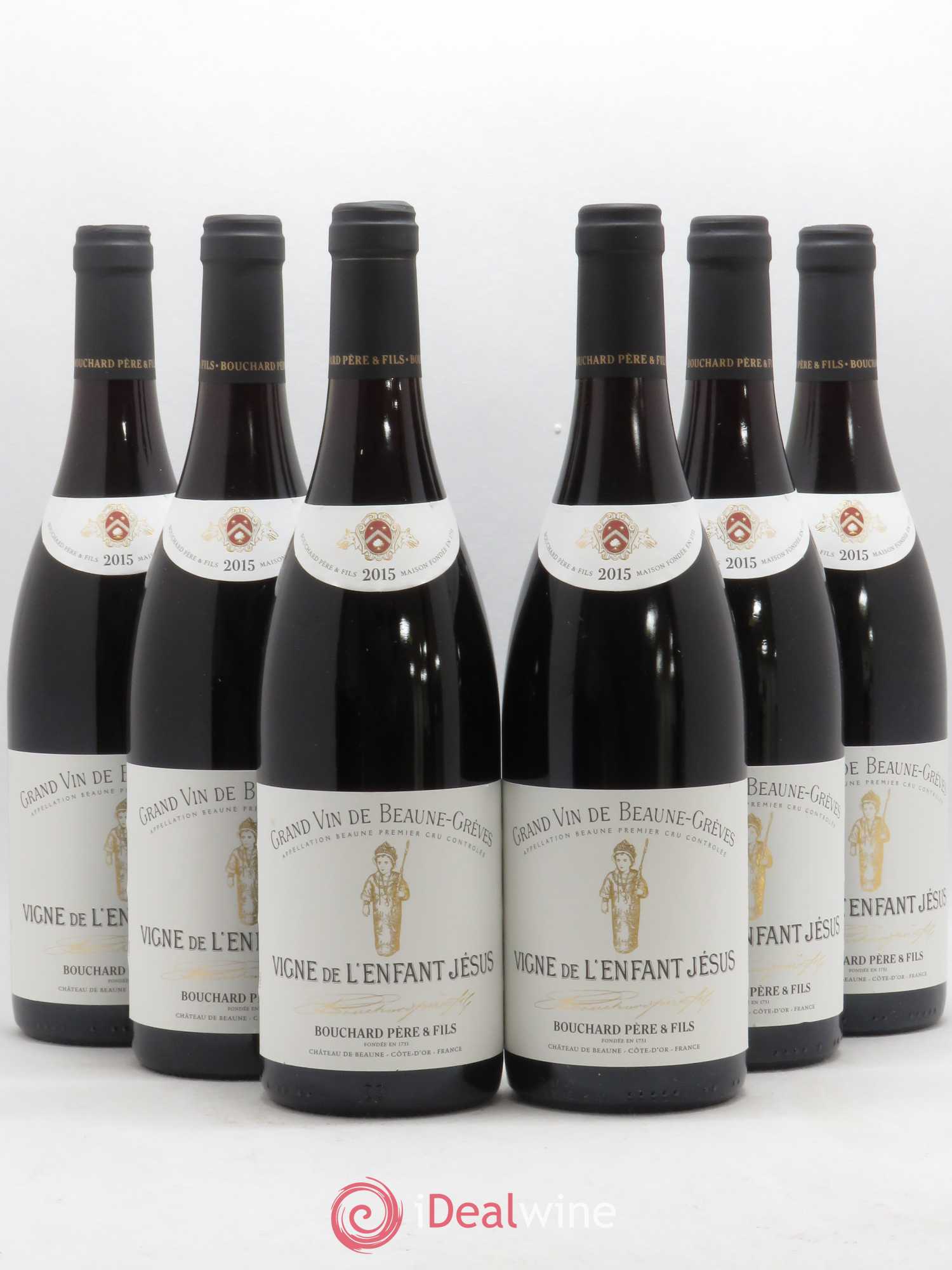 Beaune 1er Cru Grèves - Vigne de l'Enfant Jésus Bouchard Père & Fils 2015 - Lot de 6 bouteilles - 0