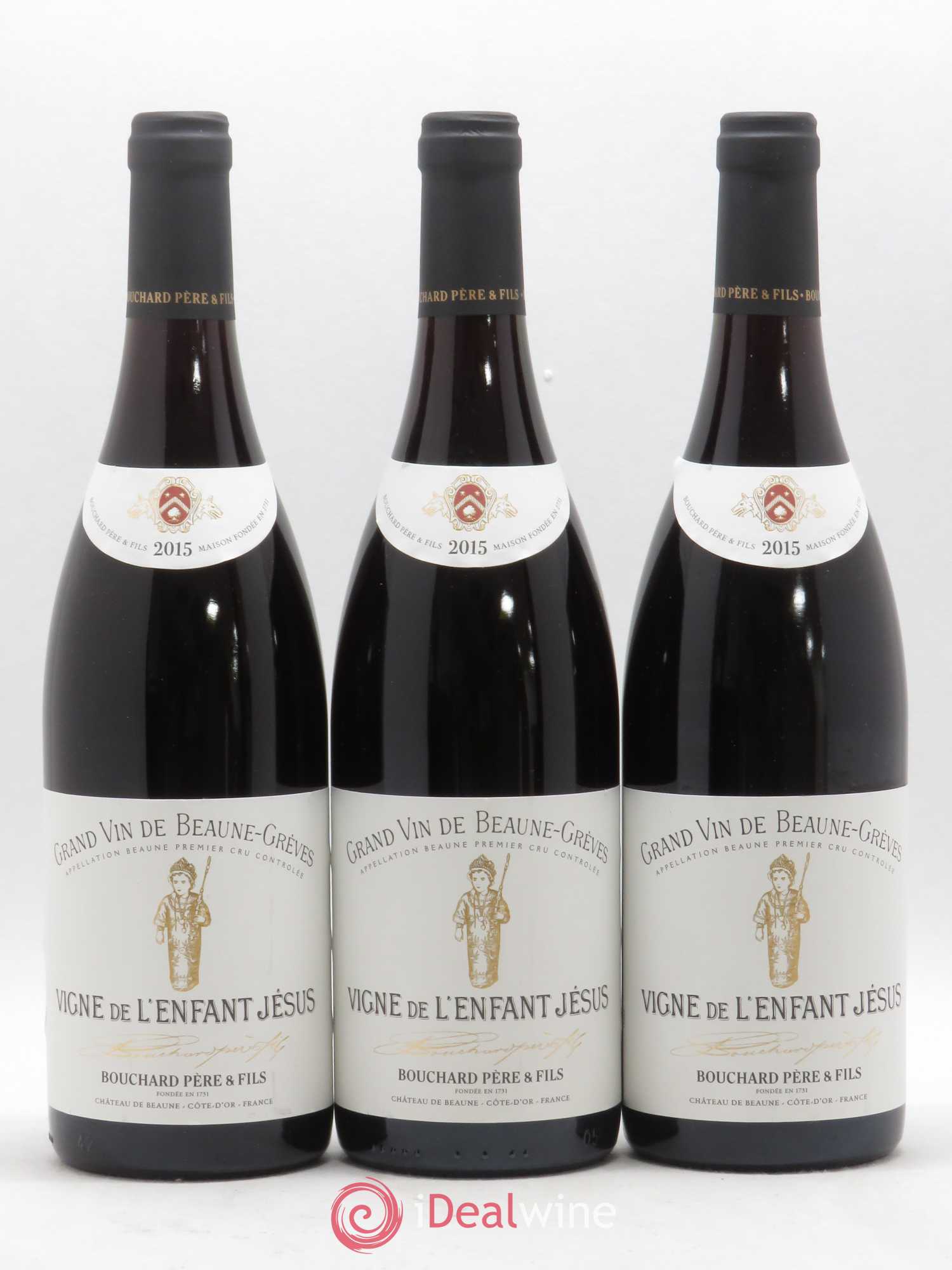 Beaune 1er Cru Grèves - Vigne de l'Enfant Jésus Bouchard Père & Fils 2015 - Lot de 6 bouteilles - 1