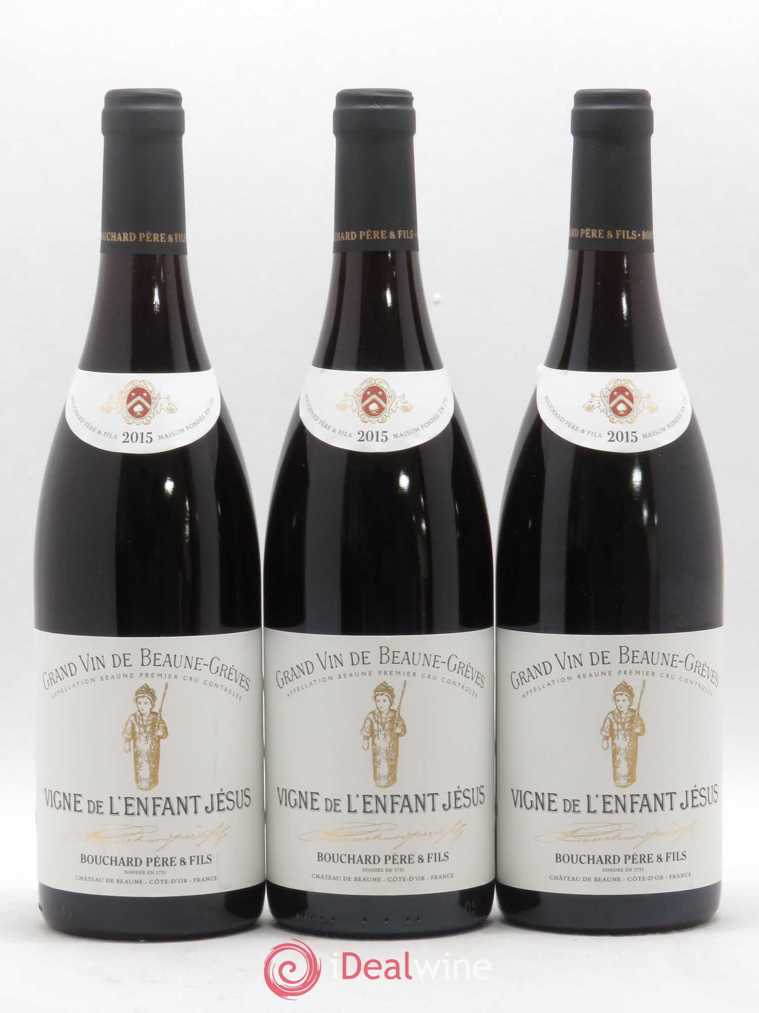 Beaune 1er Cru Grèves - Vigne de l'Enfant Jésus Bouchard Père & Fils 2015 - Lot de 6 bouteilles - 2